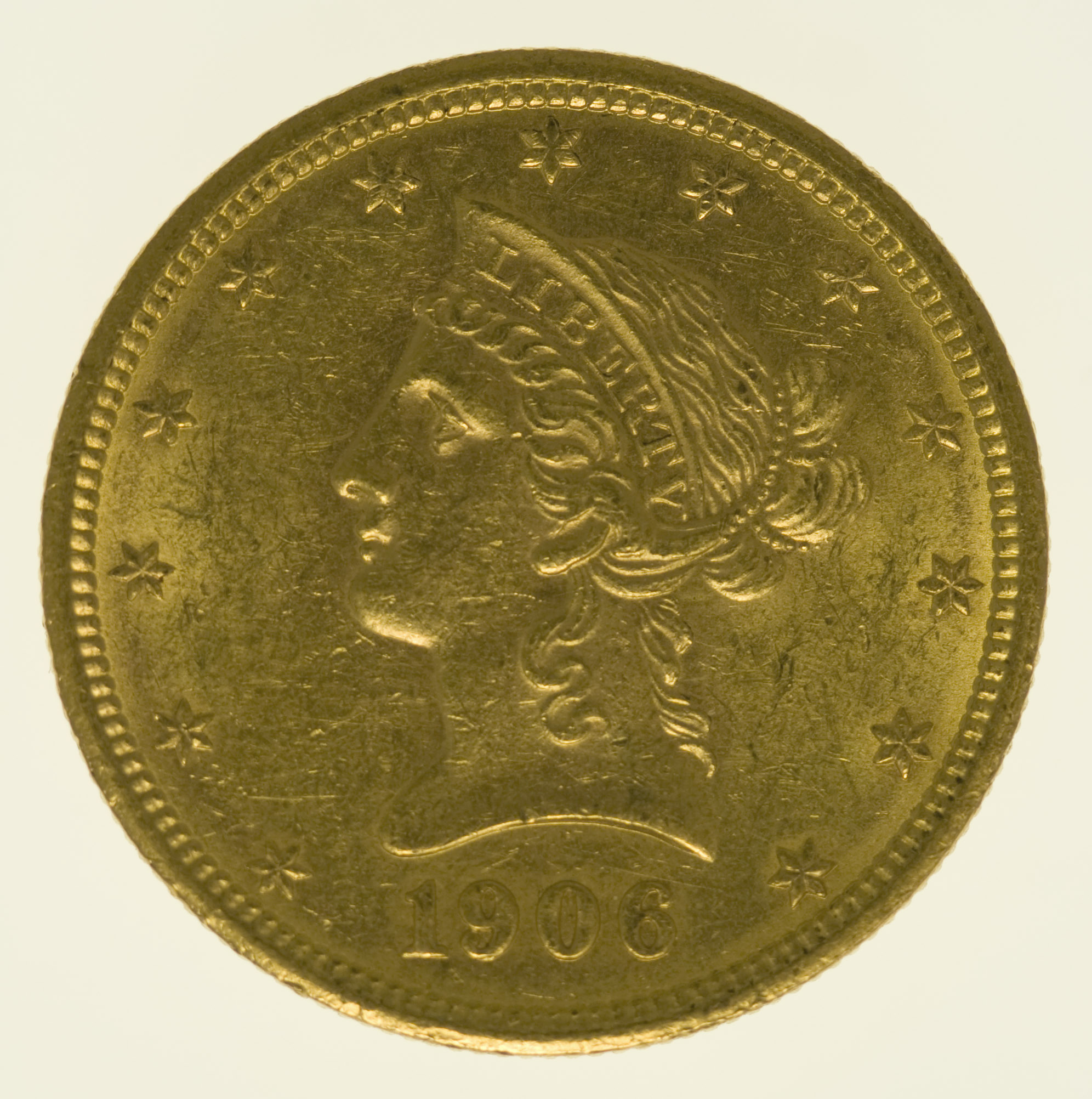 USA 10 Dollars 1906 D Liberty / Kopf