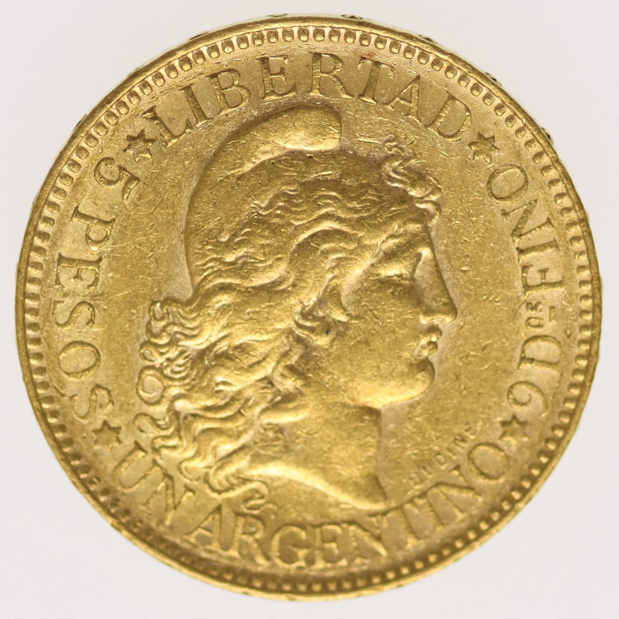 Argentinien 5 Pesos / Argentino 1883