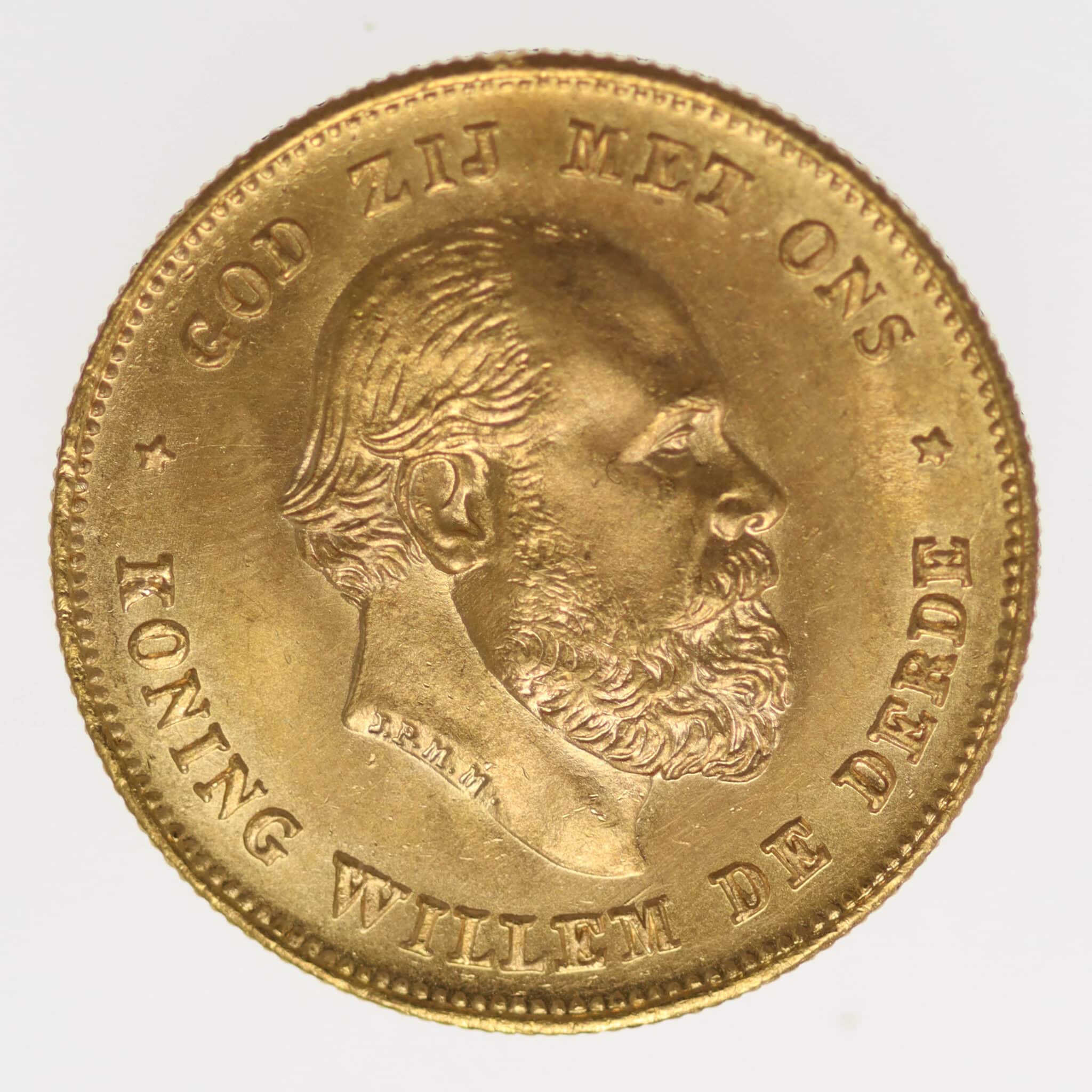 Niederlande Wilhelm III. 10 Gulden 1875
