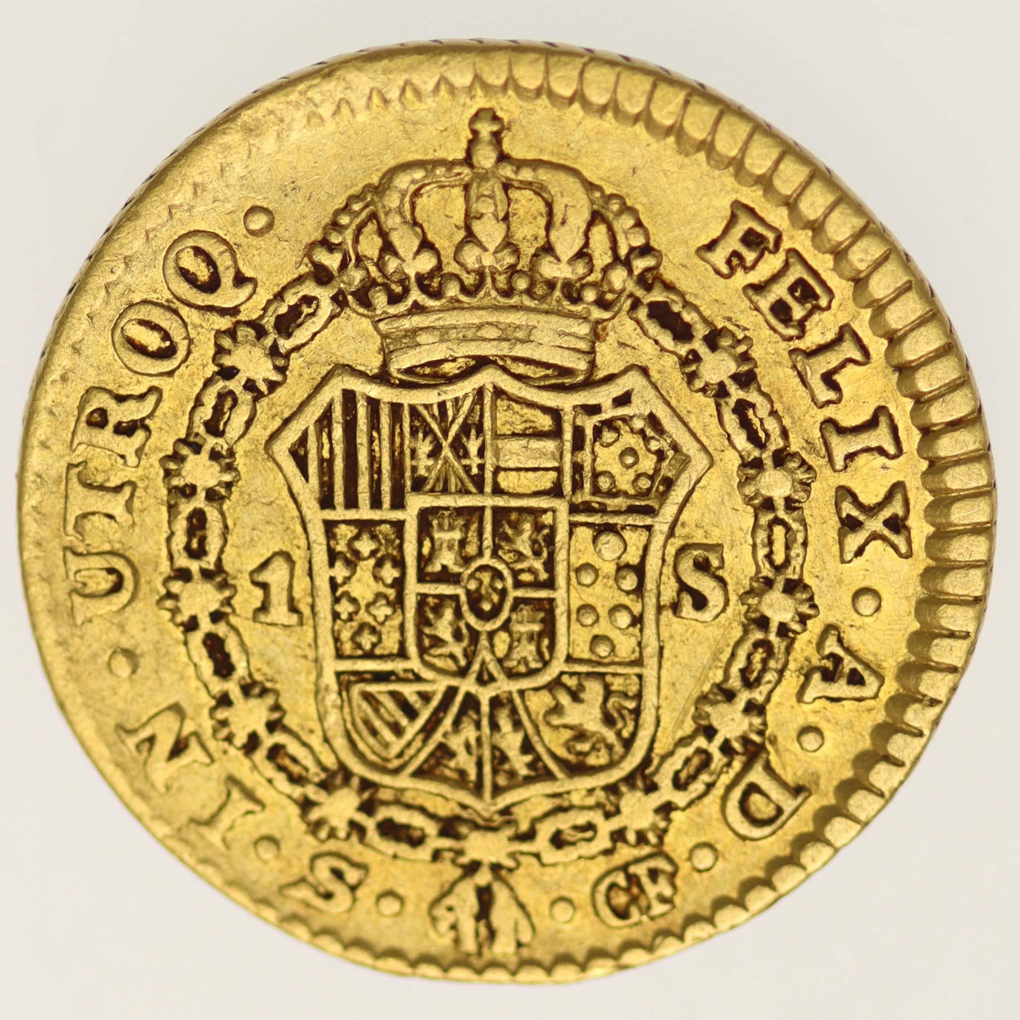 Spanien Carlos III. 1 Escudo 1780