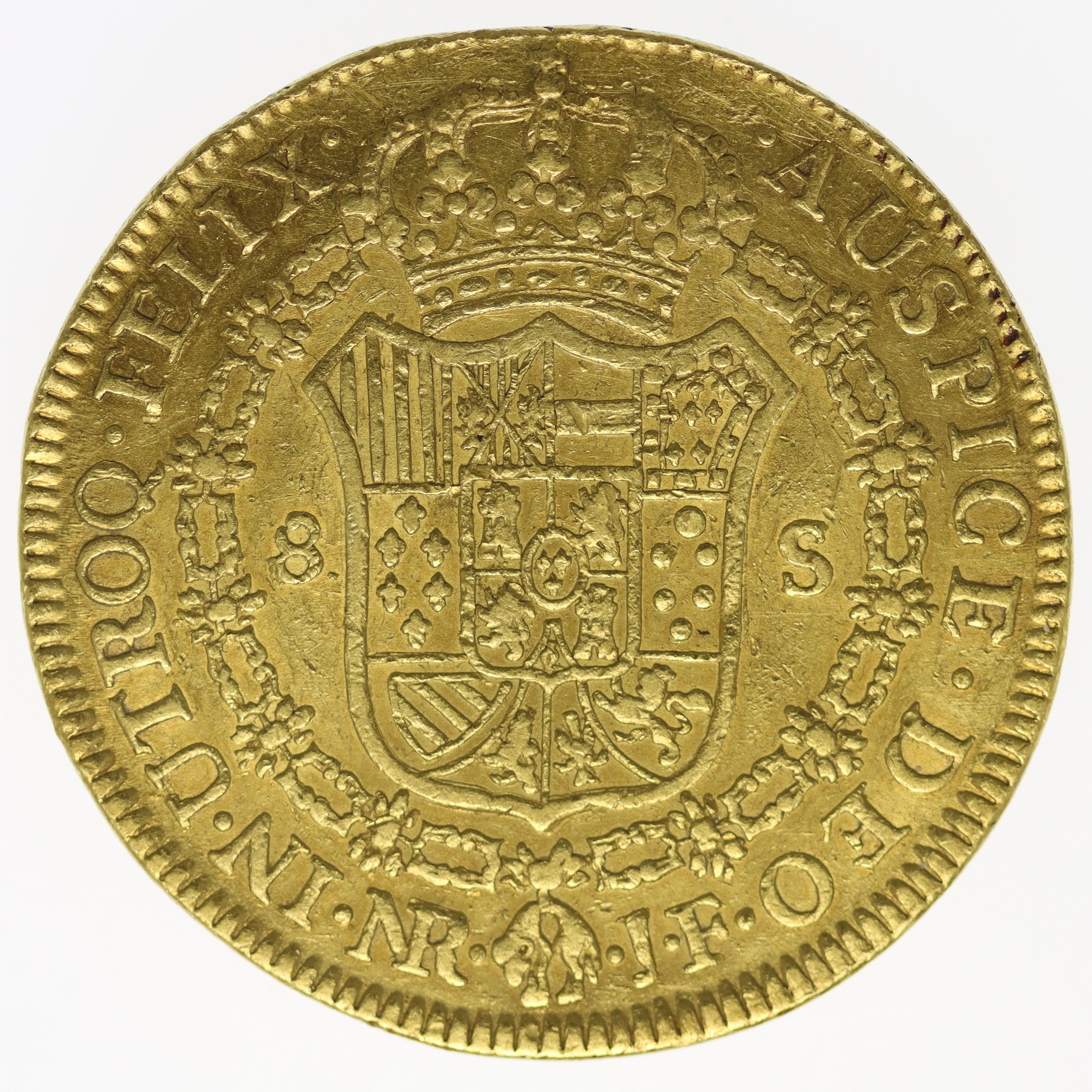Kolumbien Ferdinand VII. 8 Escudos 1811 NR