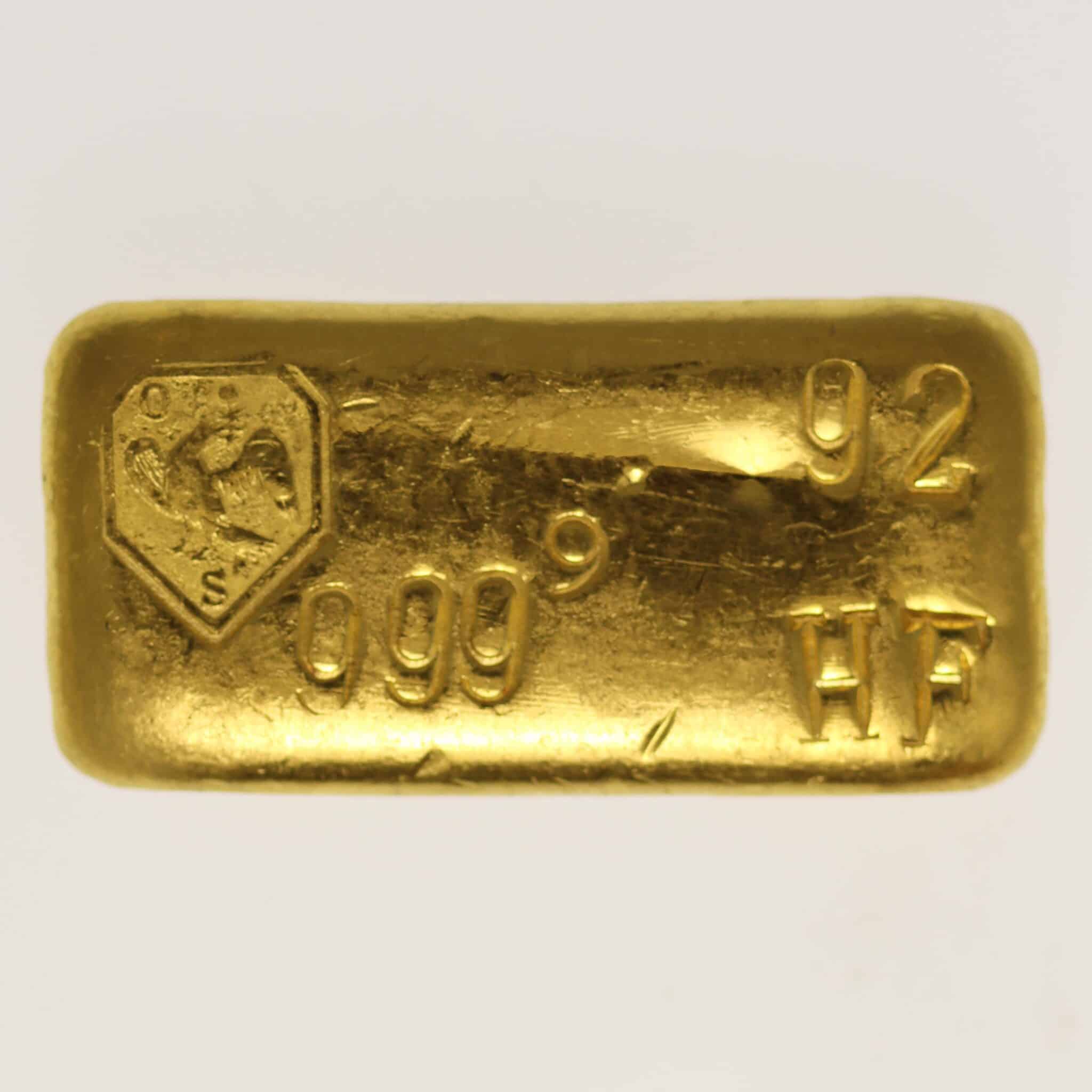 Goldbarren 100 Gramm Schöne Edelmetaal N.V.