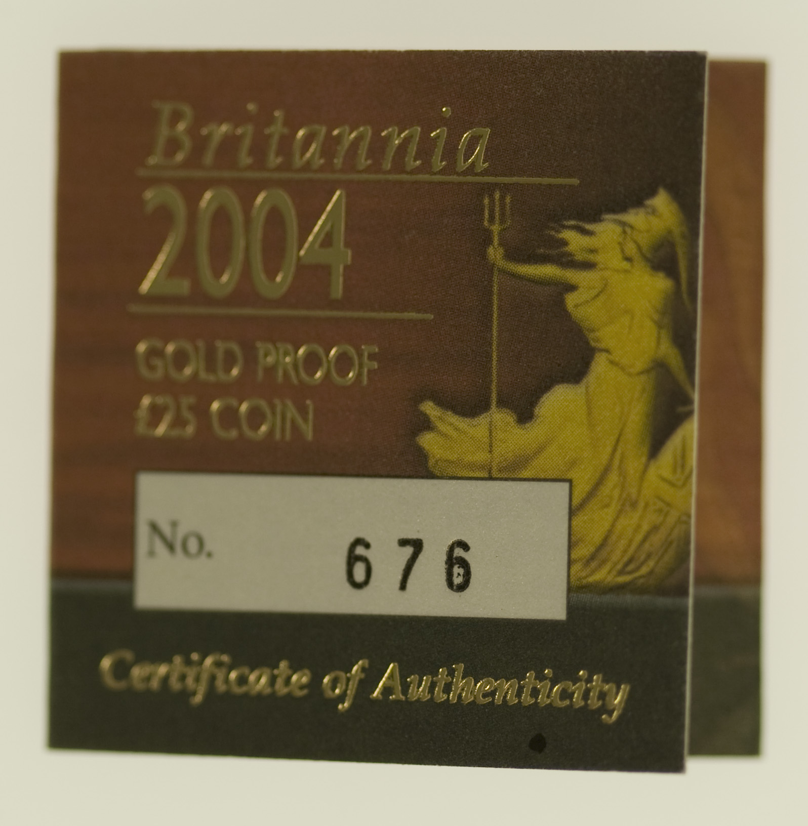 Großbritannien Elisabeth II. 25 Pounds 2004 Britannia