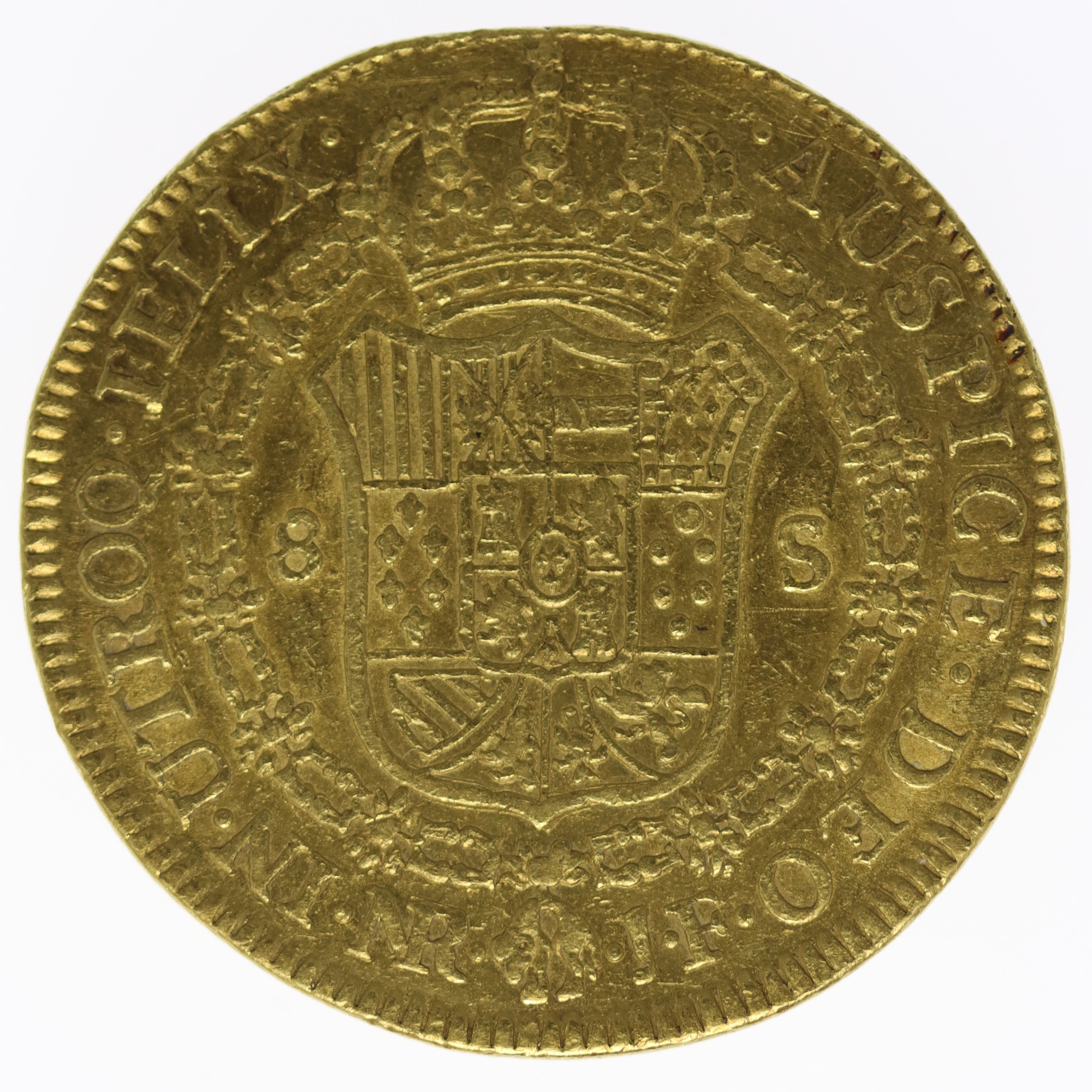Kolumbien Ferdinand VII. 8 Escudos 1811 NR