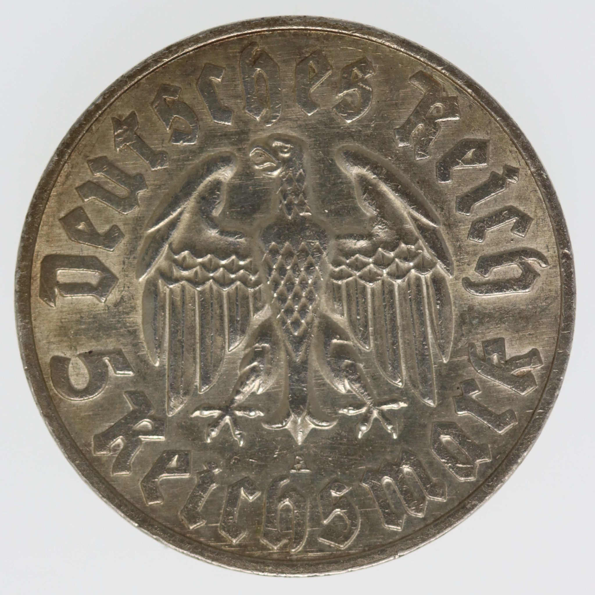 Drittes Reich 5 Reichsmark 1933 A Luther