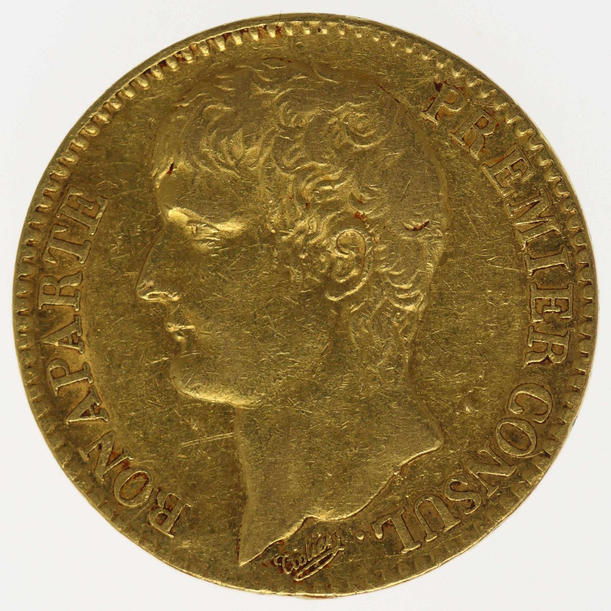 Frankreich Bonaparte Premier Consul 40 Francs AN 12 A