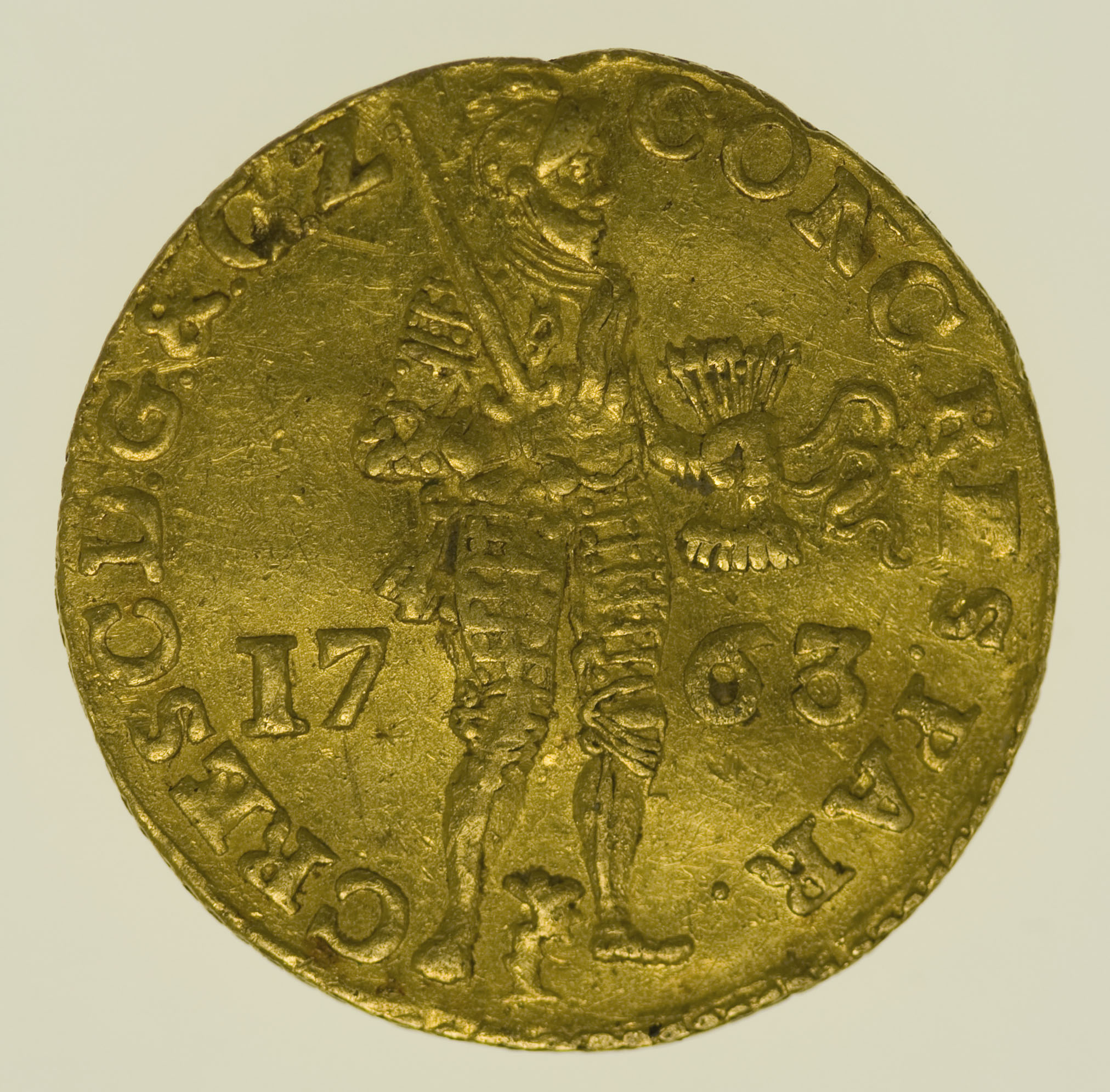 Niederlande Geldern Dukat 1763