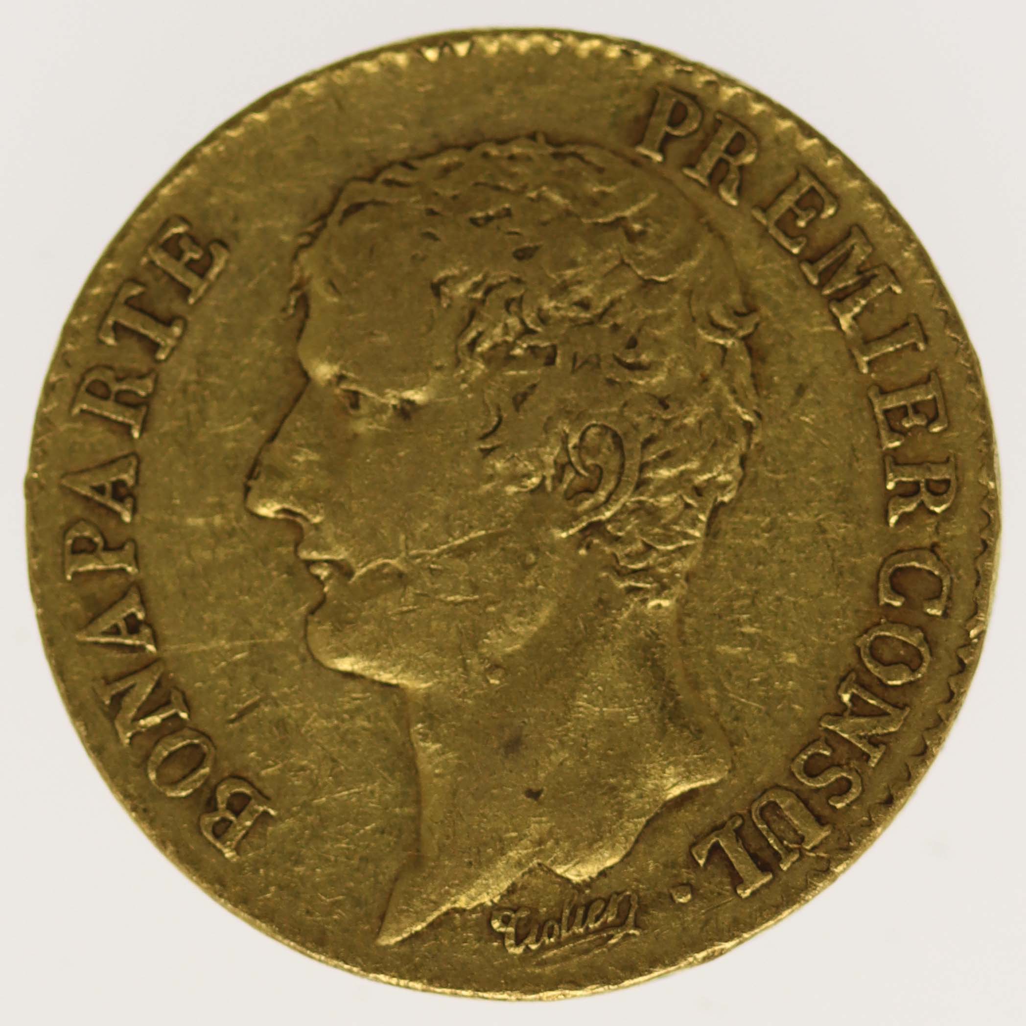 Frankreich Bonaparte Premier Consul 20 Francs AN 12 A
