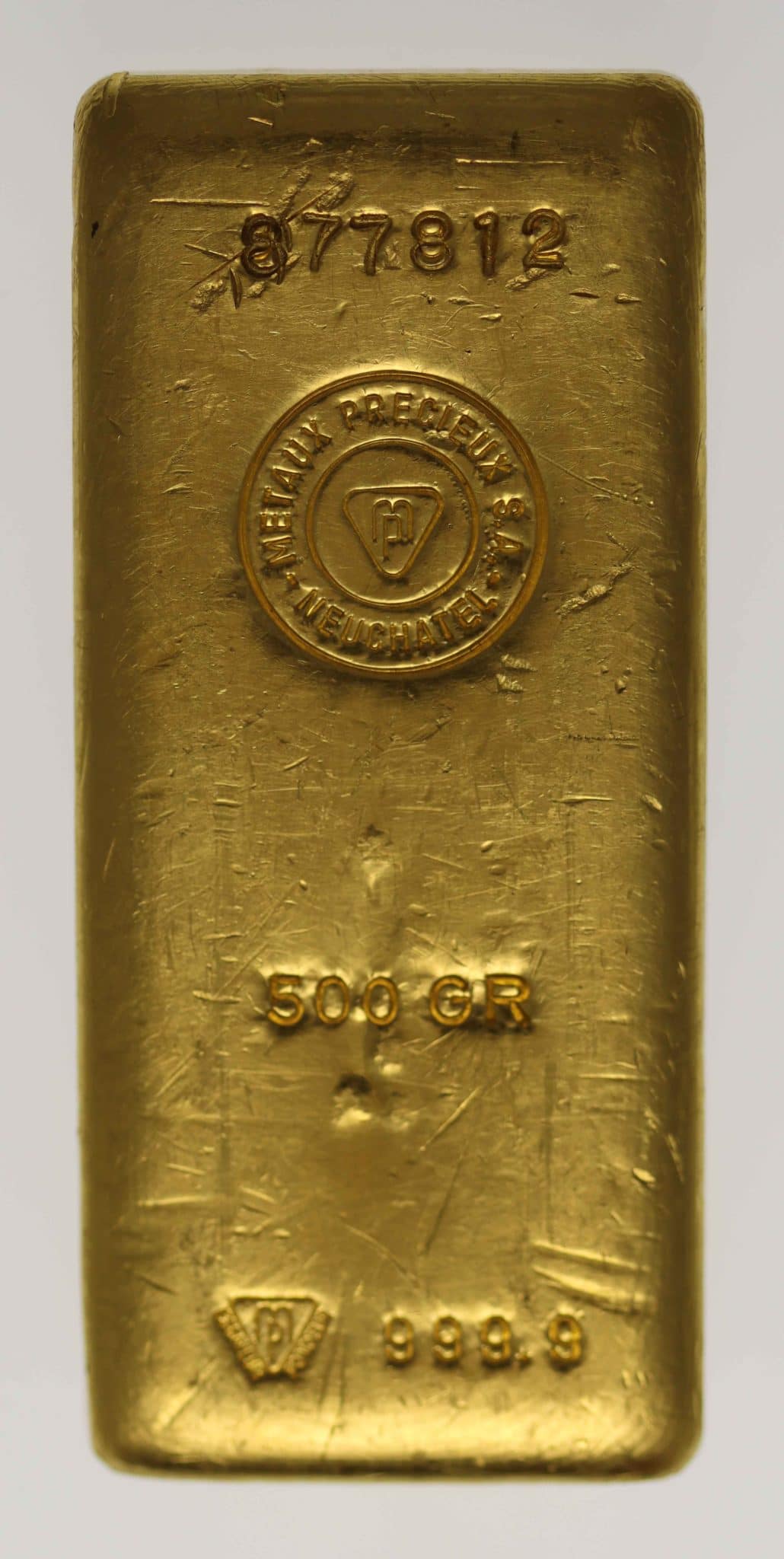 Goldbarren 500 Gramm Schweiz Métaux Précieux S.A. Metalor