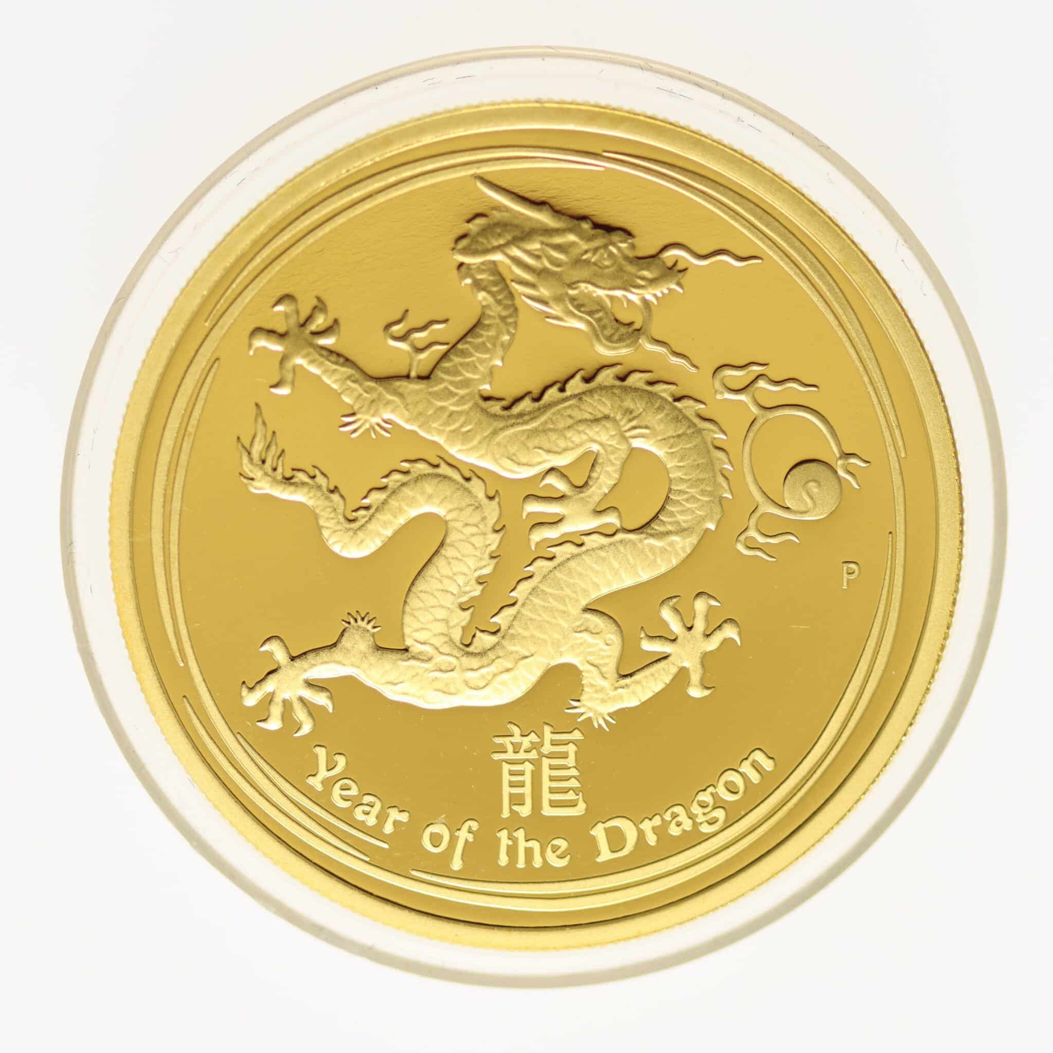 Australien Elisabeth II. 100 Dollars 2012 Lunar II Drache