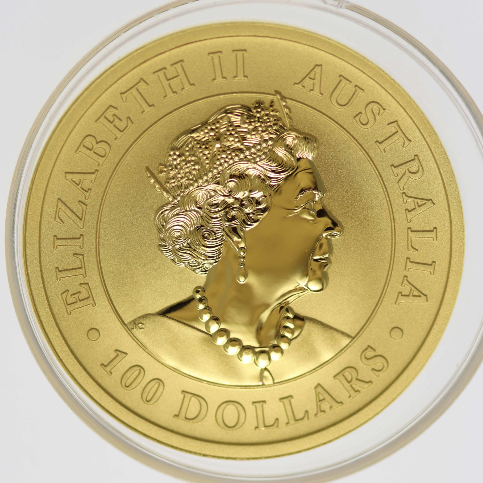 Australien Elisabeth II. 100 Dollars 2019 1 OZ Emu