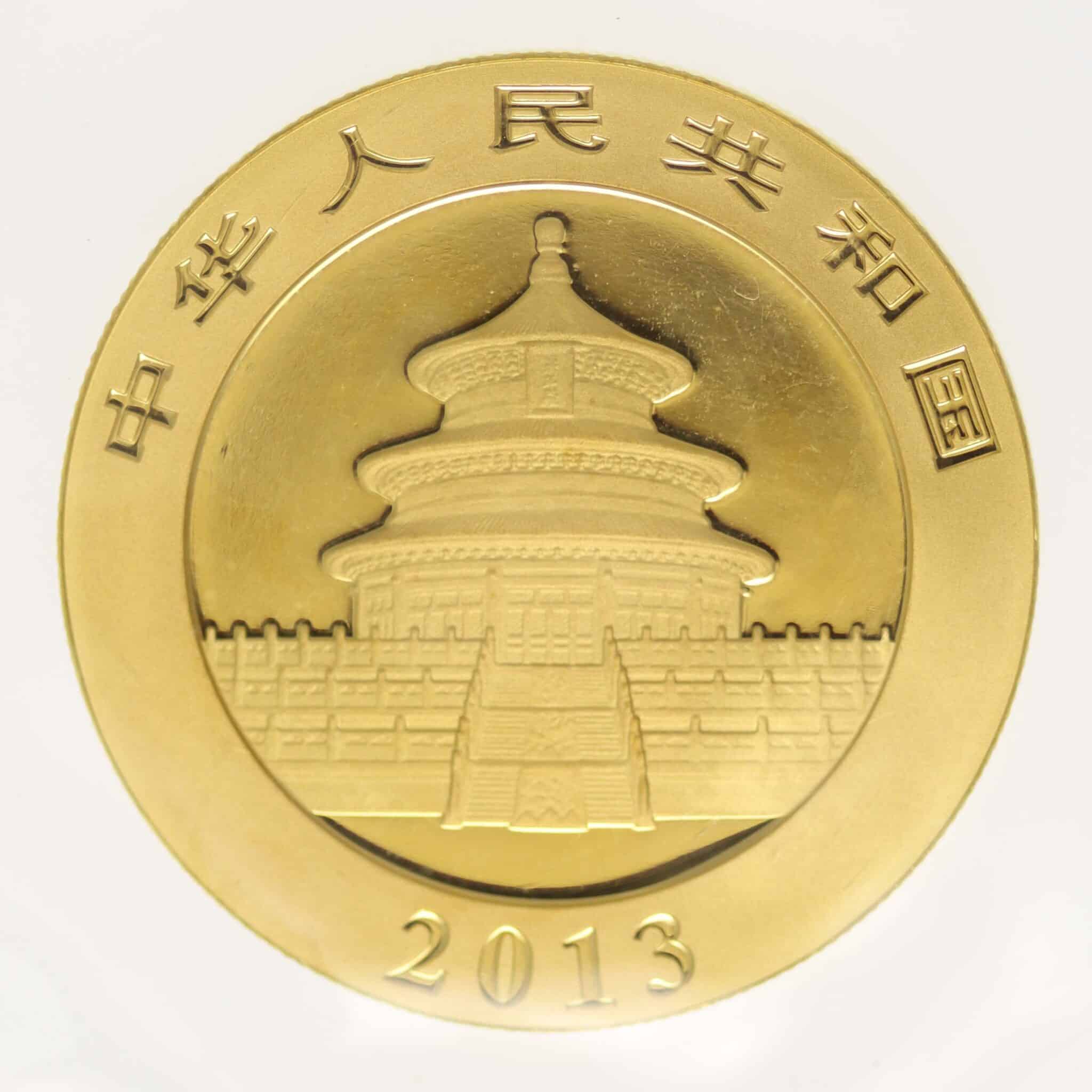 China Panda 500 Yuan 2013 1 Unze