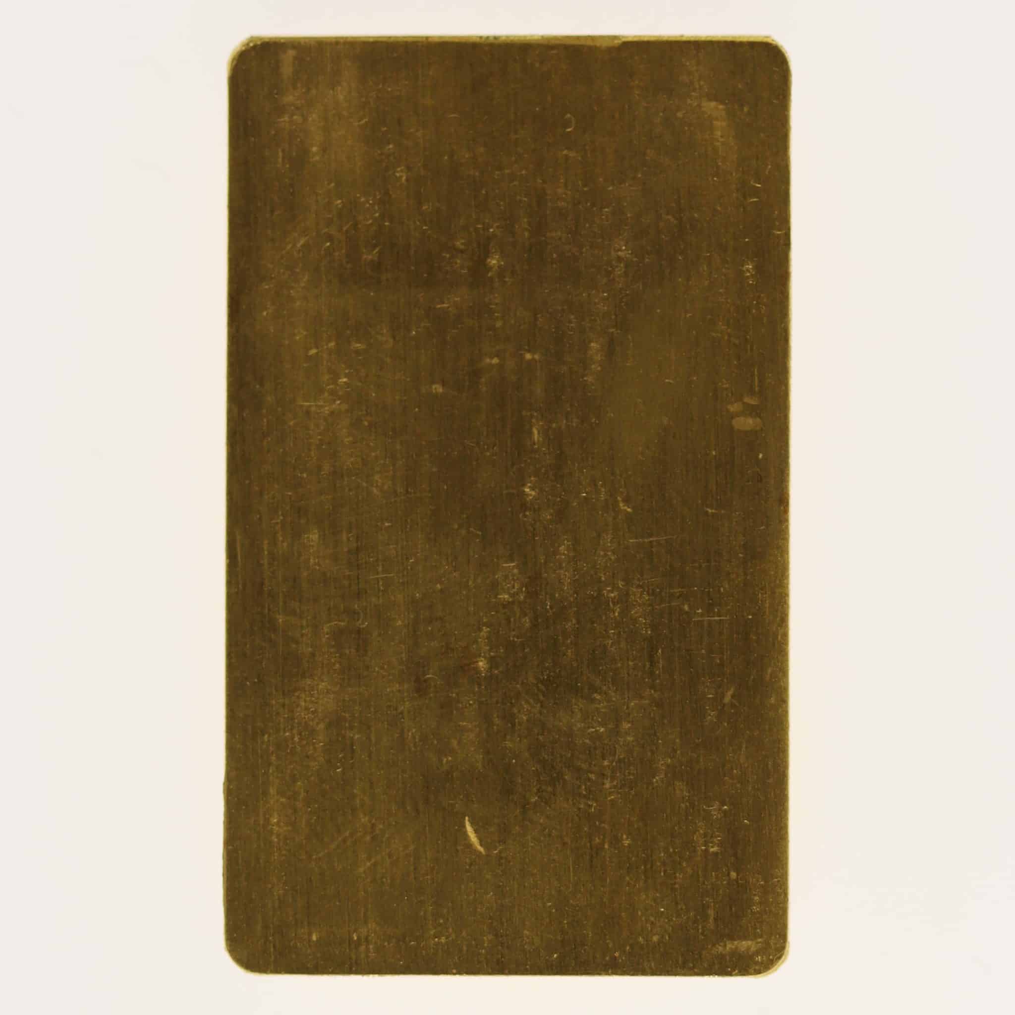 Goldbarren 100 Gramm Heraeus Hanau