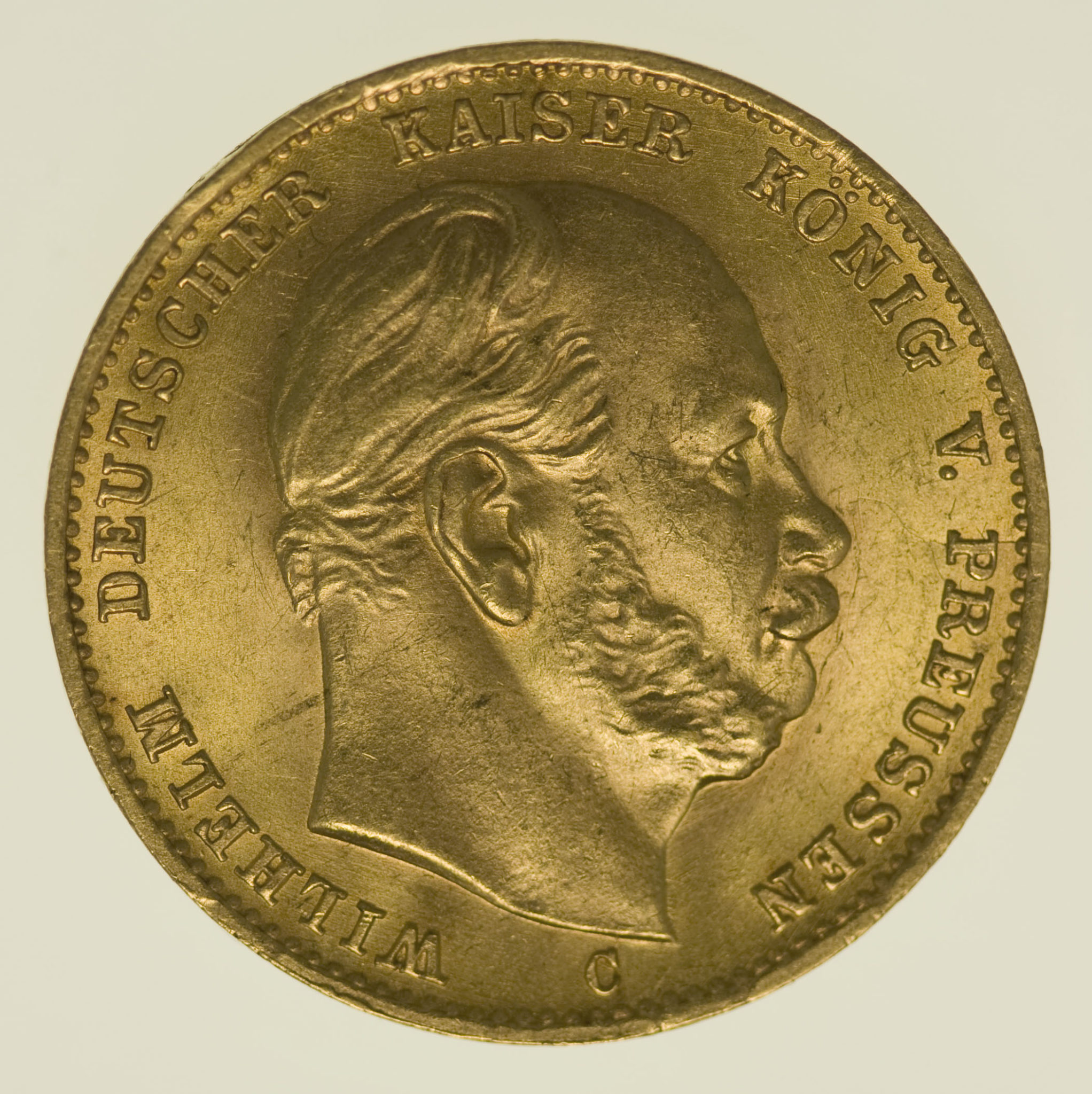 Preussen Wilhelm I. 10 Mark 1879 C