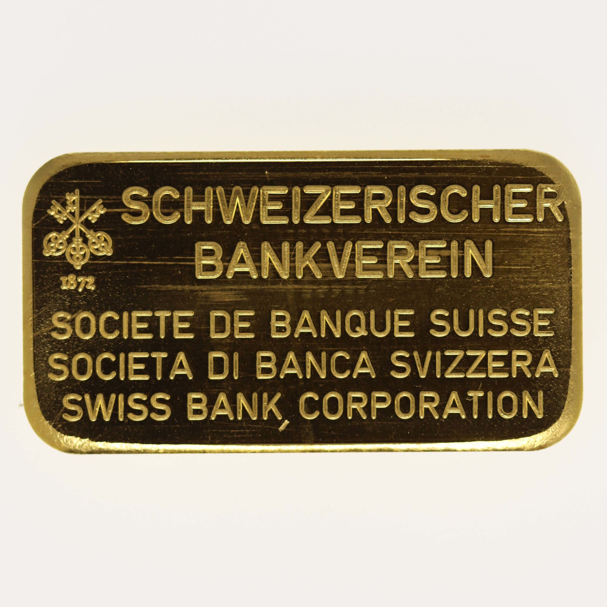 Goldbarren 100 Gramm Schöne Edelmetaal B.V. für S.B.S.