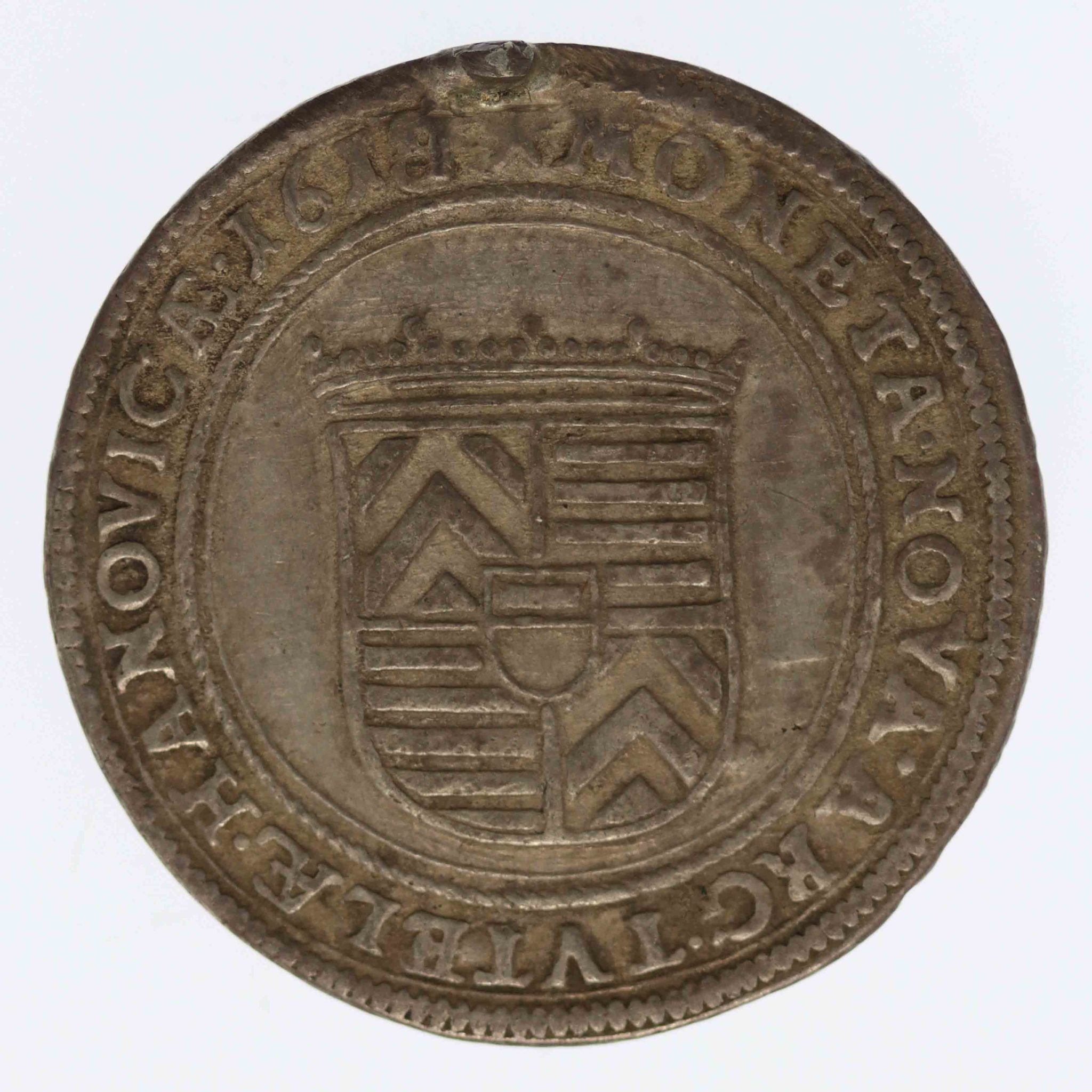 Hanau Münzenberg Philipp Moritz Teston 1618