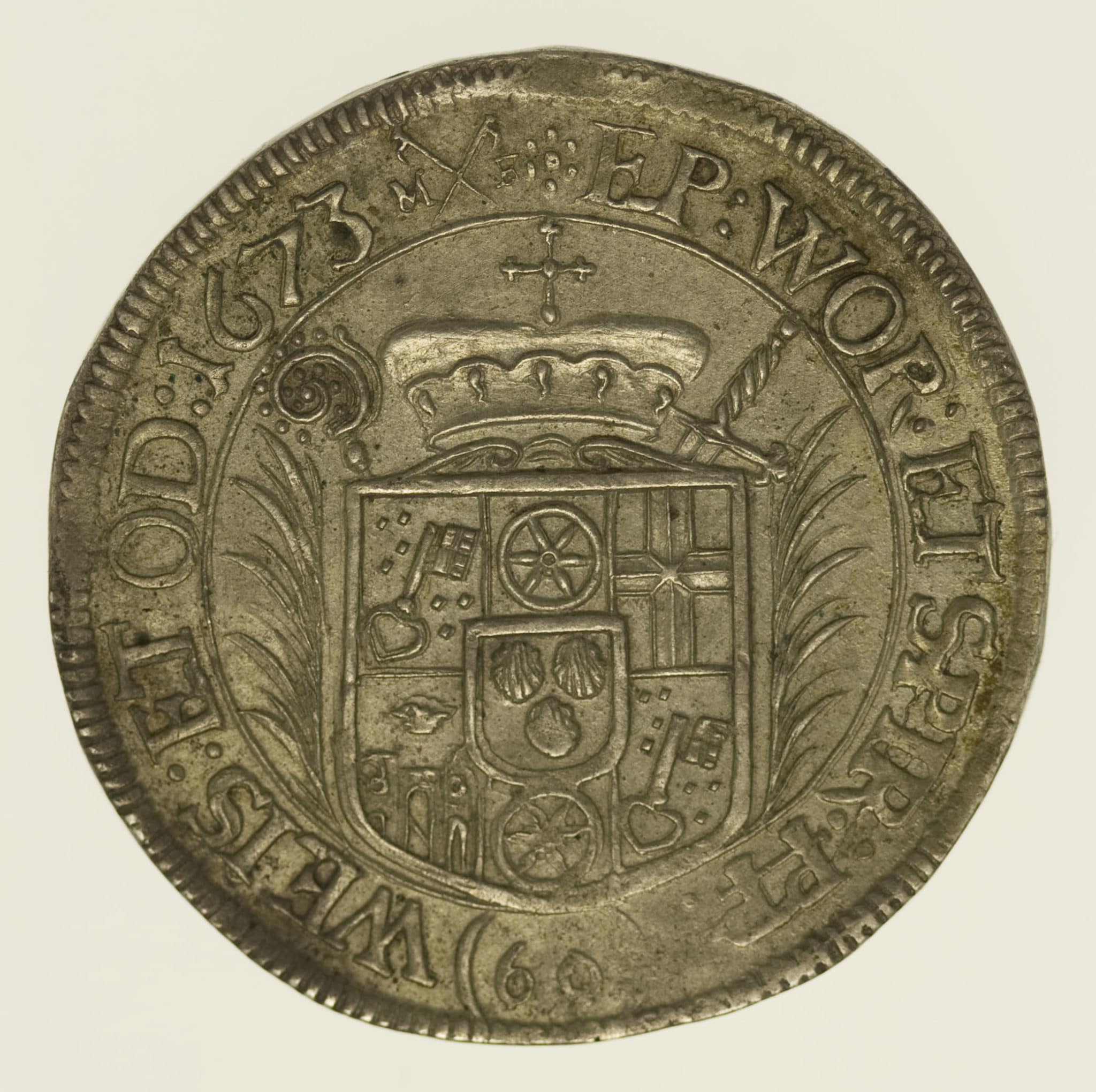 Mainz Lothar Friedrich Gulden zu 60 Kreuzern 1673
