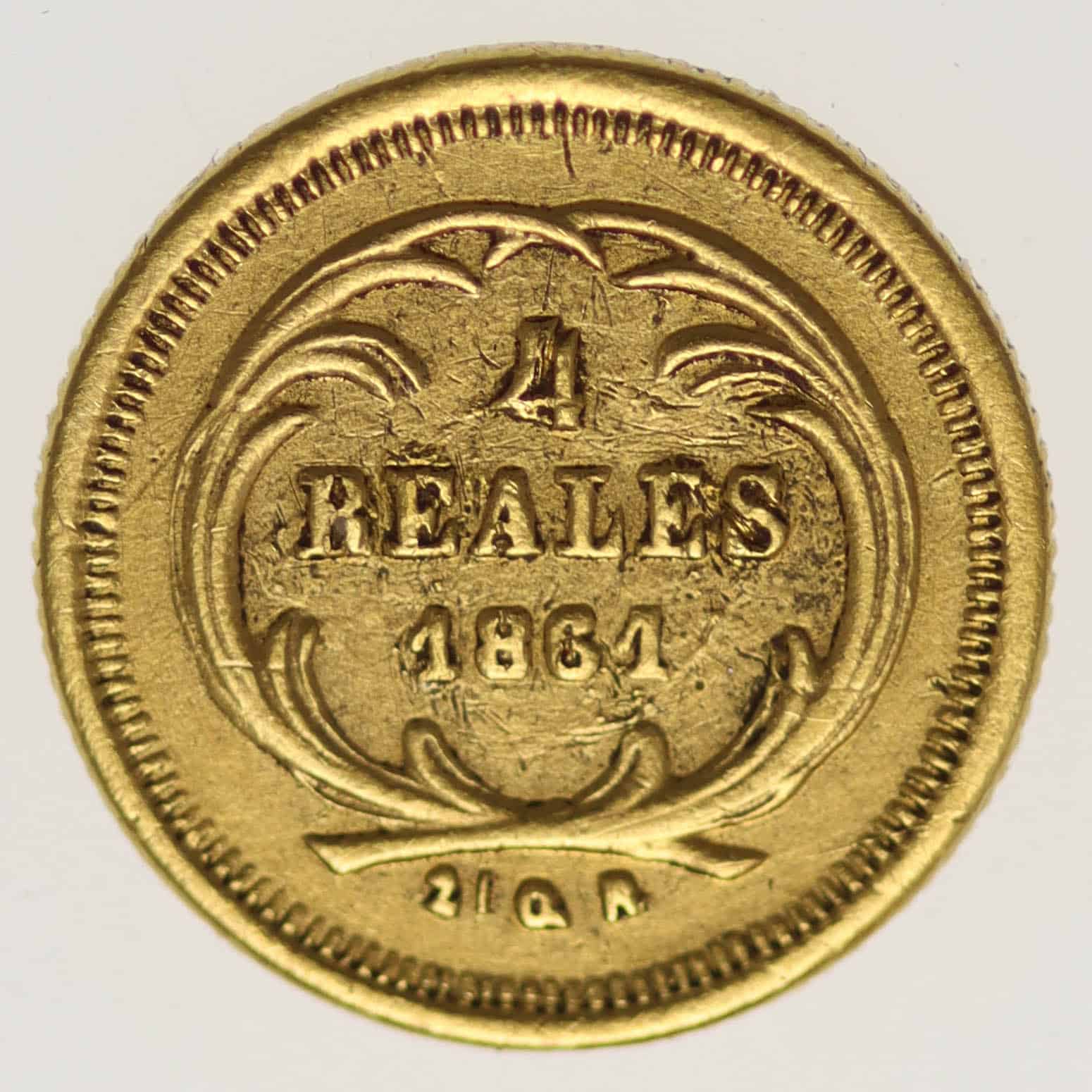 Guatemala Republik 4 Reales 1861