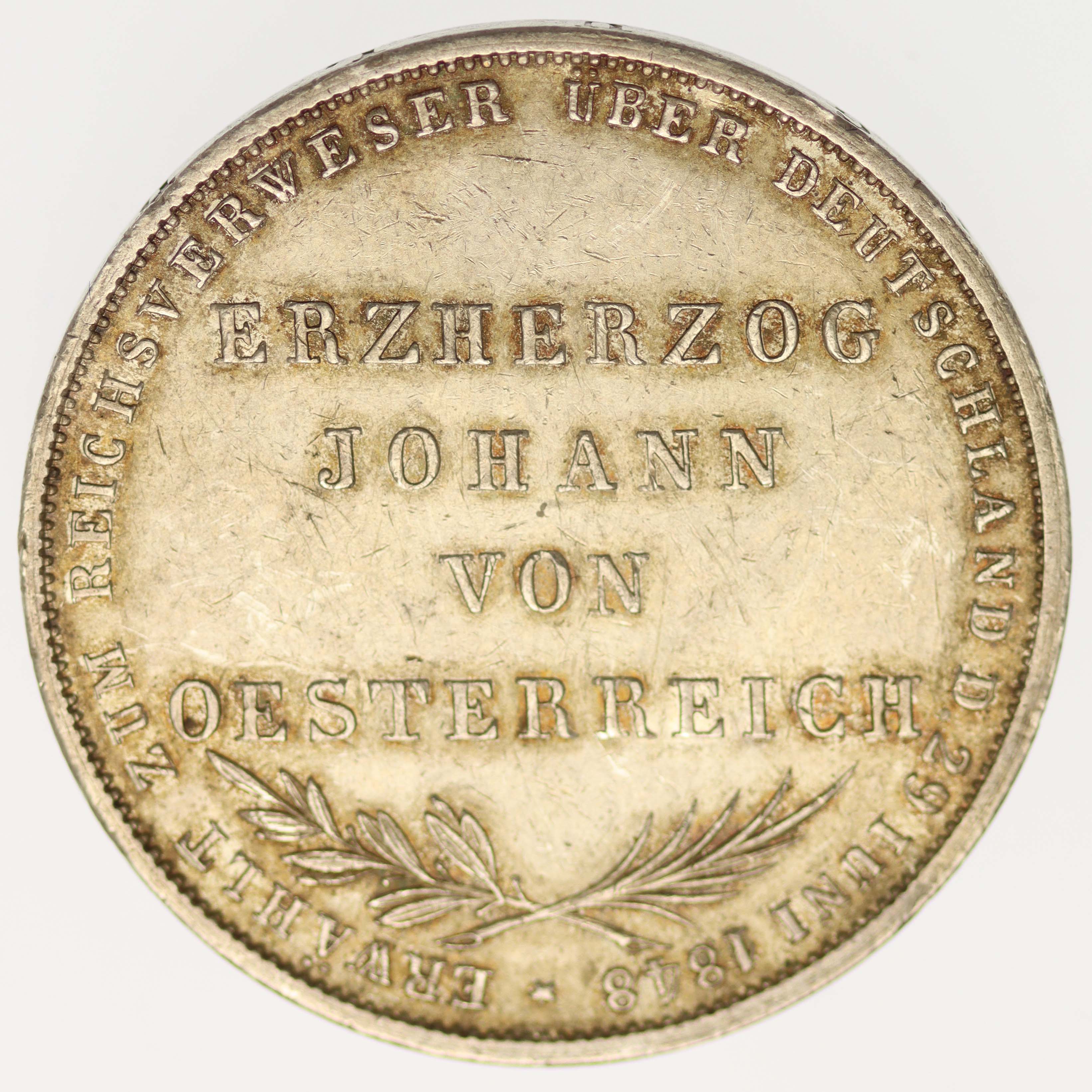 Frankfurt Stadt Doppelgulden 1848