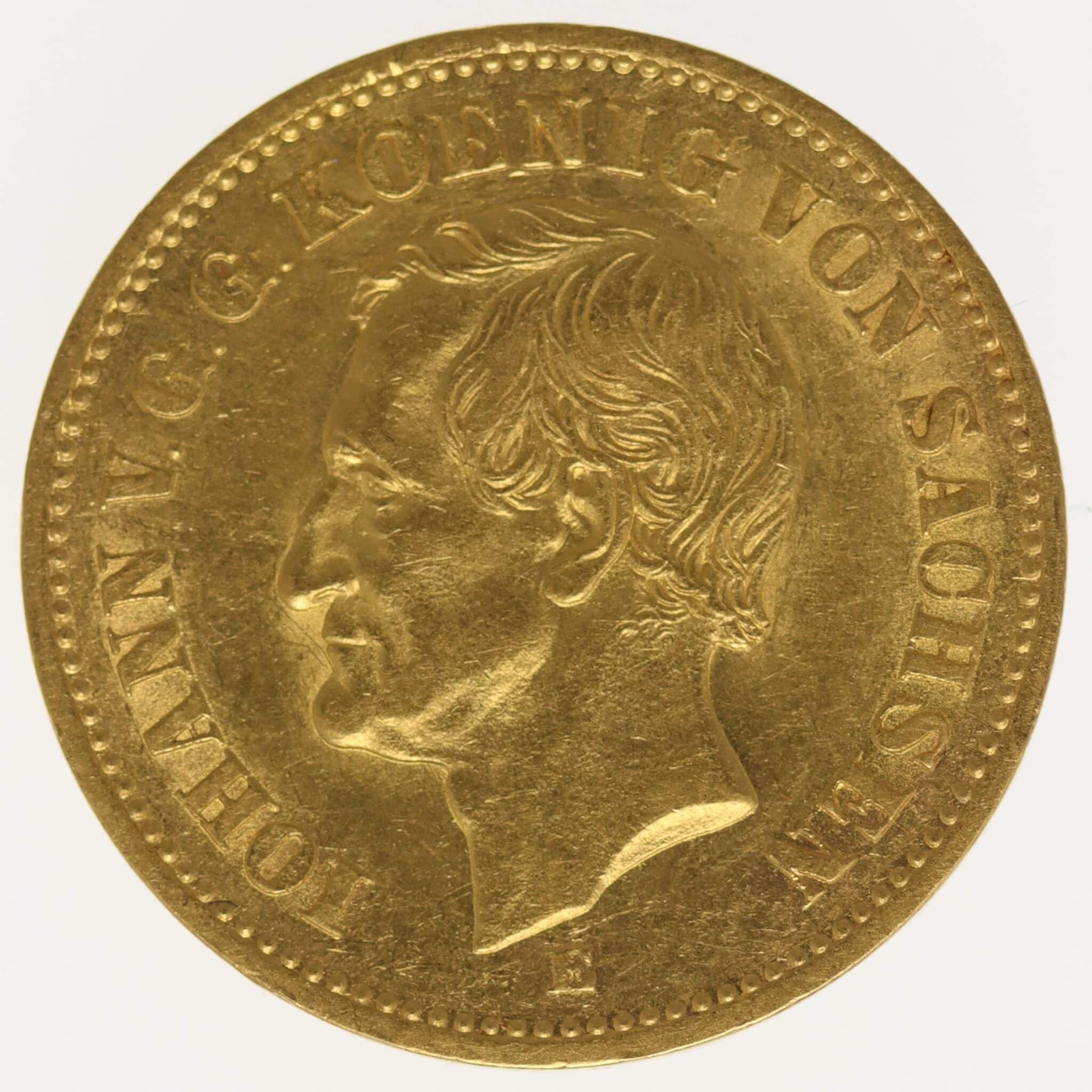 Sachsen Johann 20 Mark 1873