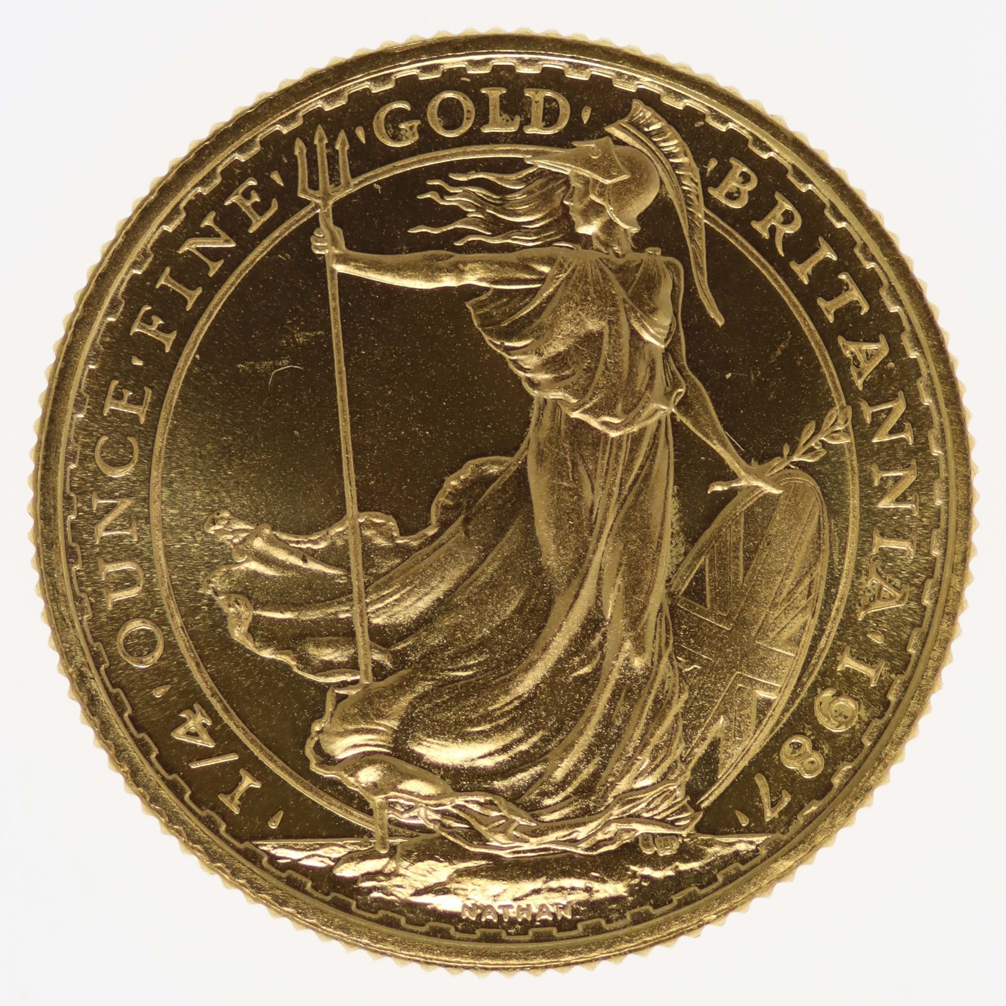 Großbritannien Elisabeth II. 25 Pounds 1987 Britannia