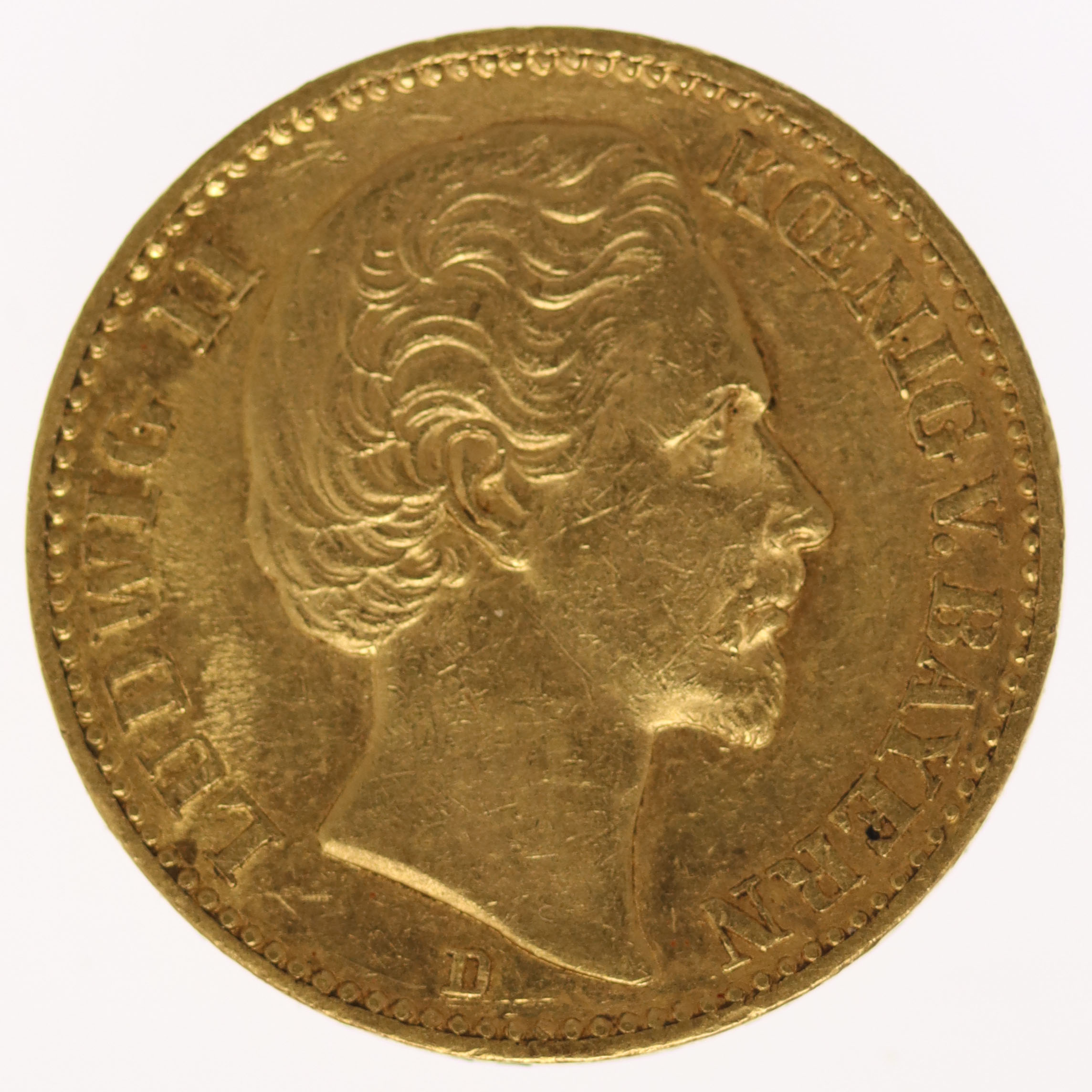 Bayern Ludwig II. 20 Mark 1872