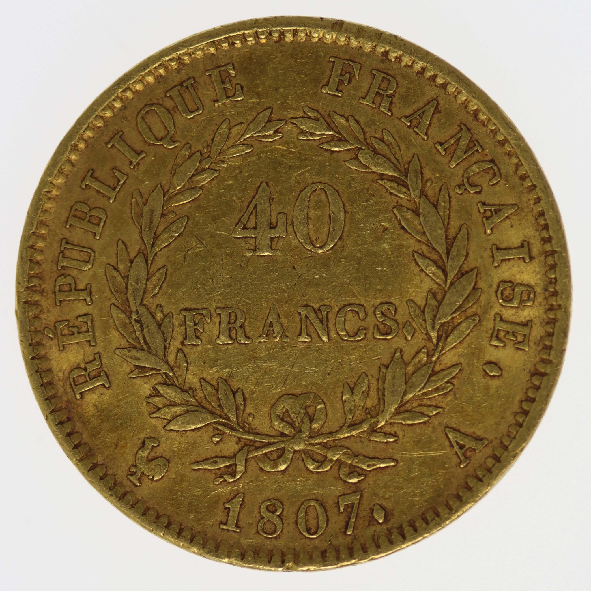Frankreich Napoleon I. 40 Francs 1807 A