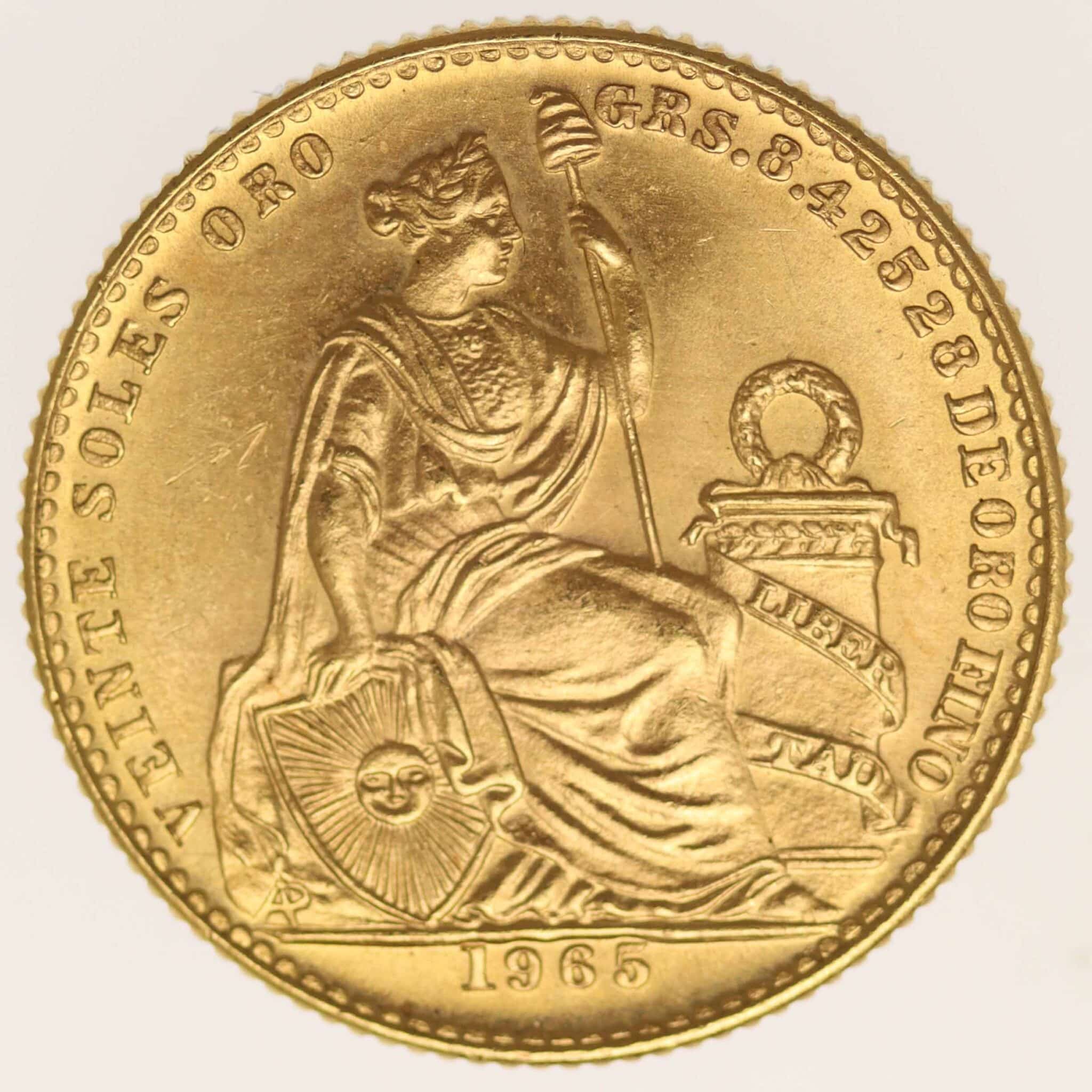 Peru 20 Soles 1965