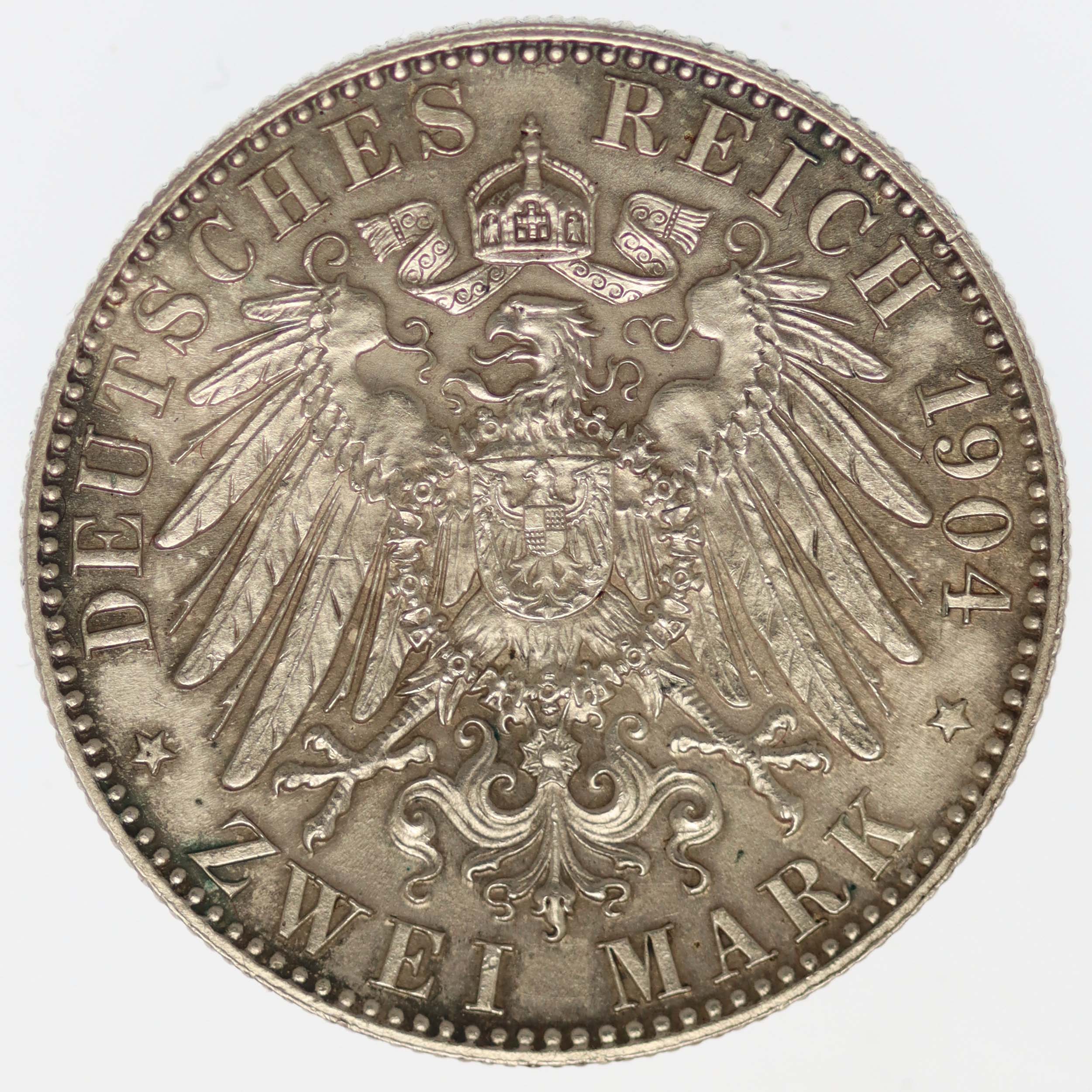 Sachsen Georg 2 Mark 1904 E