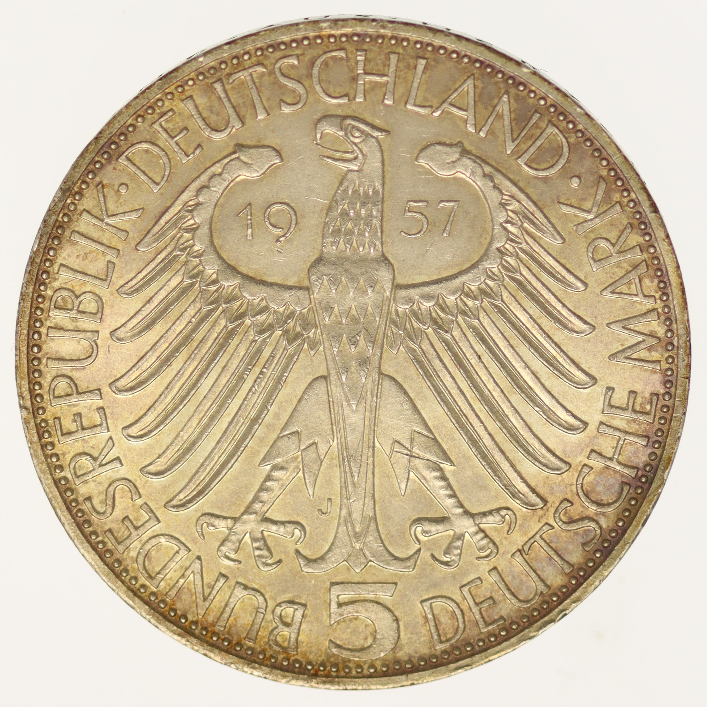 BRD 5 Mark 1957 von Eichendorff
