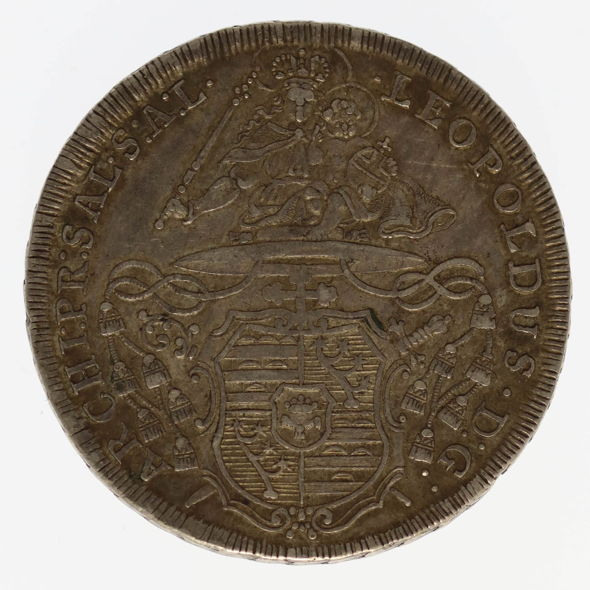 RDR Salzburg Leopold Anton Eleutherius Freiherr von Firmian Taler 1729