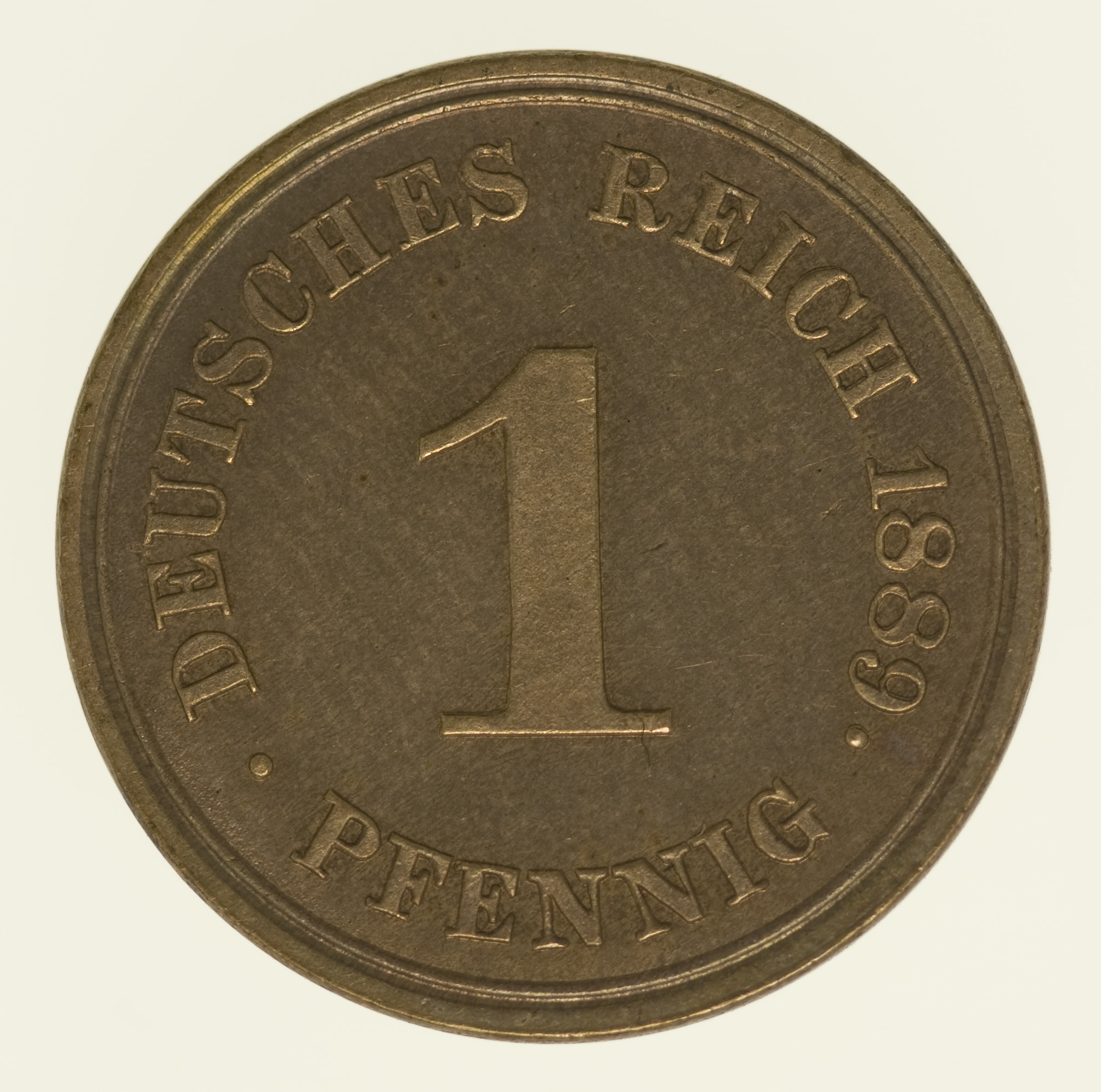 1 Pfennig 1889 E
