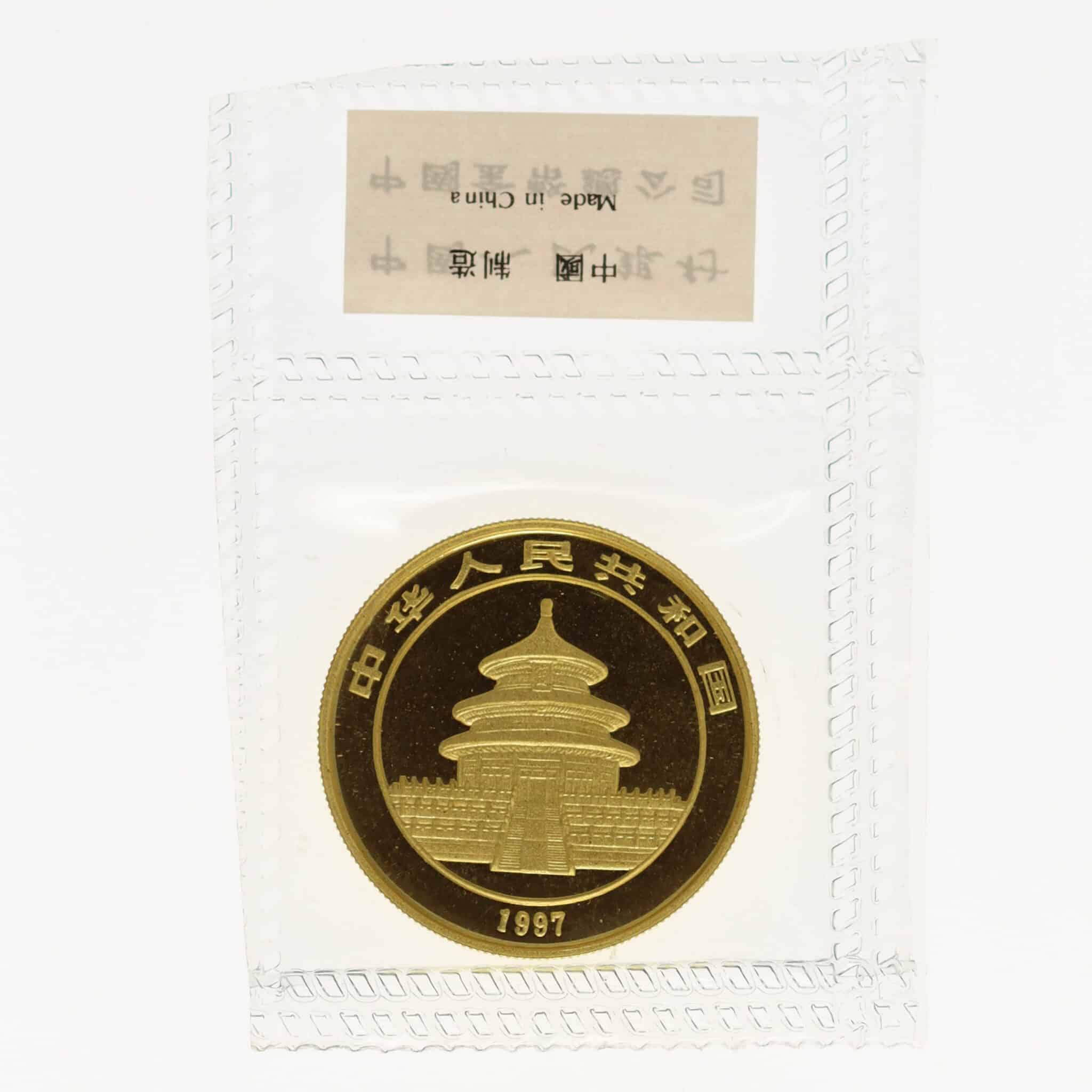 China Panda 100 Yuan 1997 1 Unze