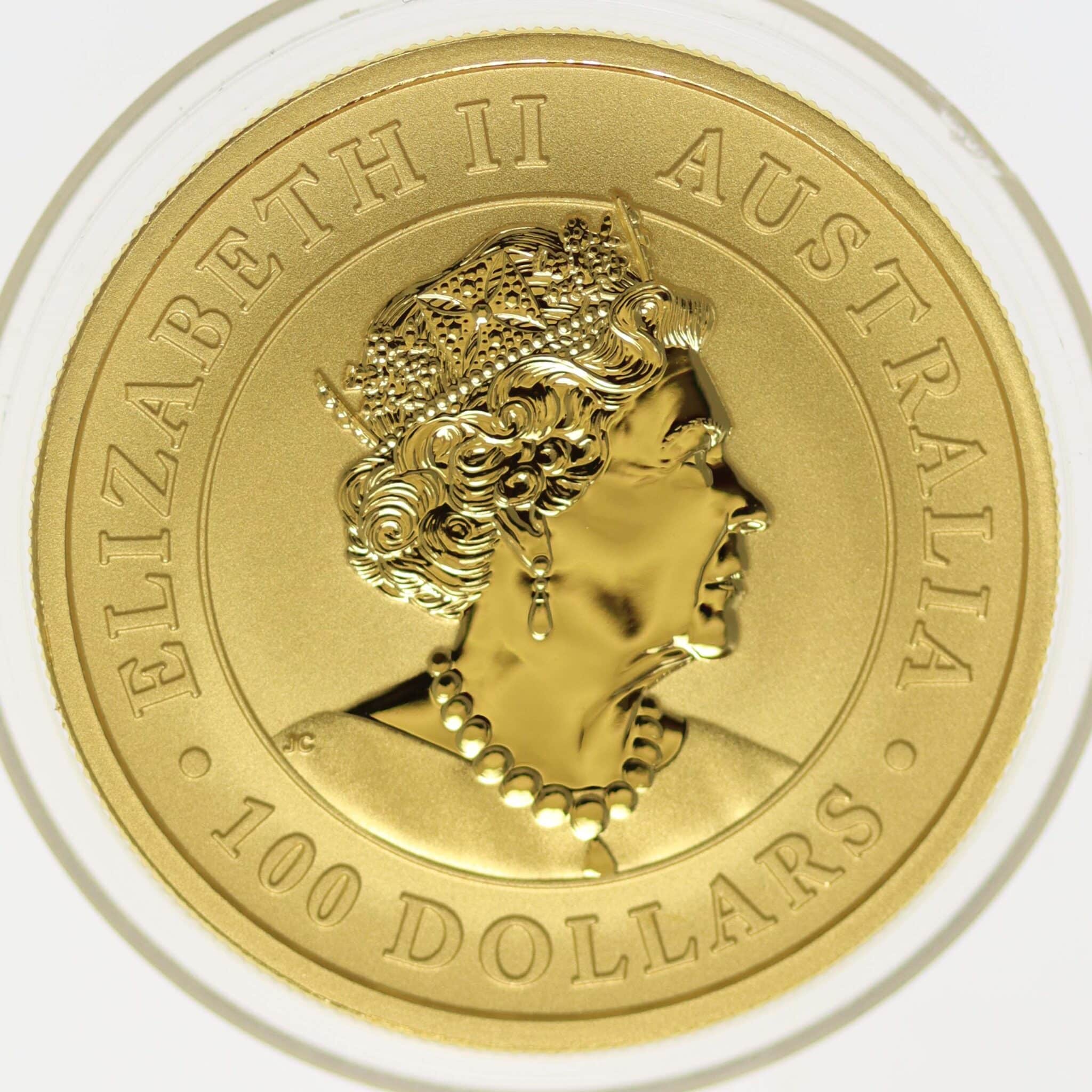 Australien Elisabeth II. 100 Dollars 2019 Nugget
