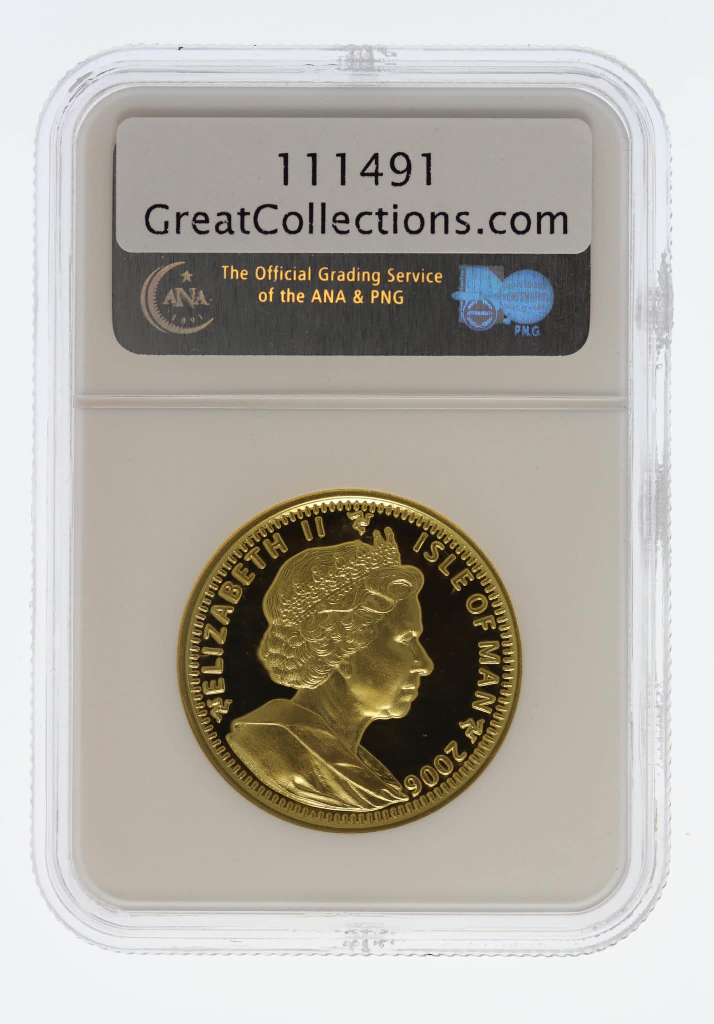 Isle of Man Elisabeth II. 1 Unze 2006 Angel Ultra High Relief