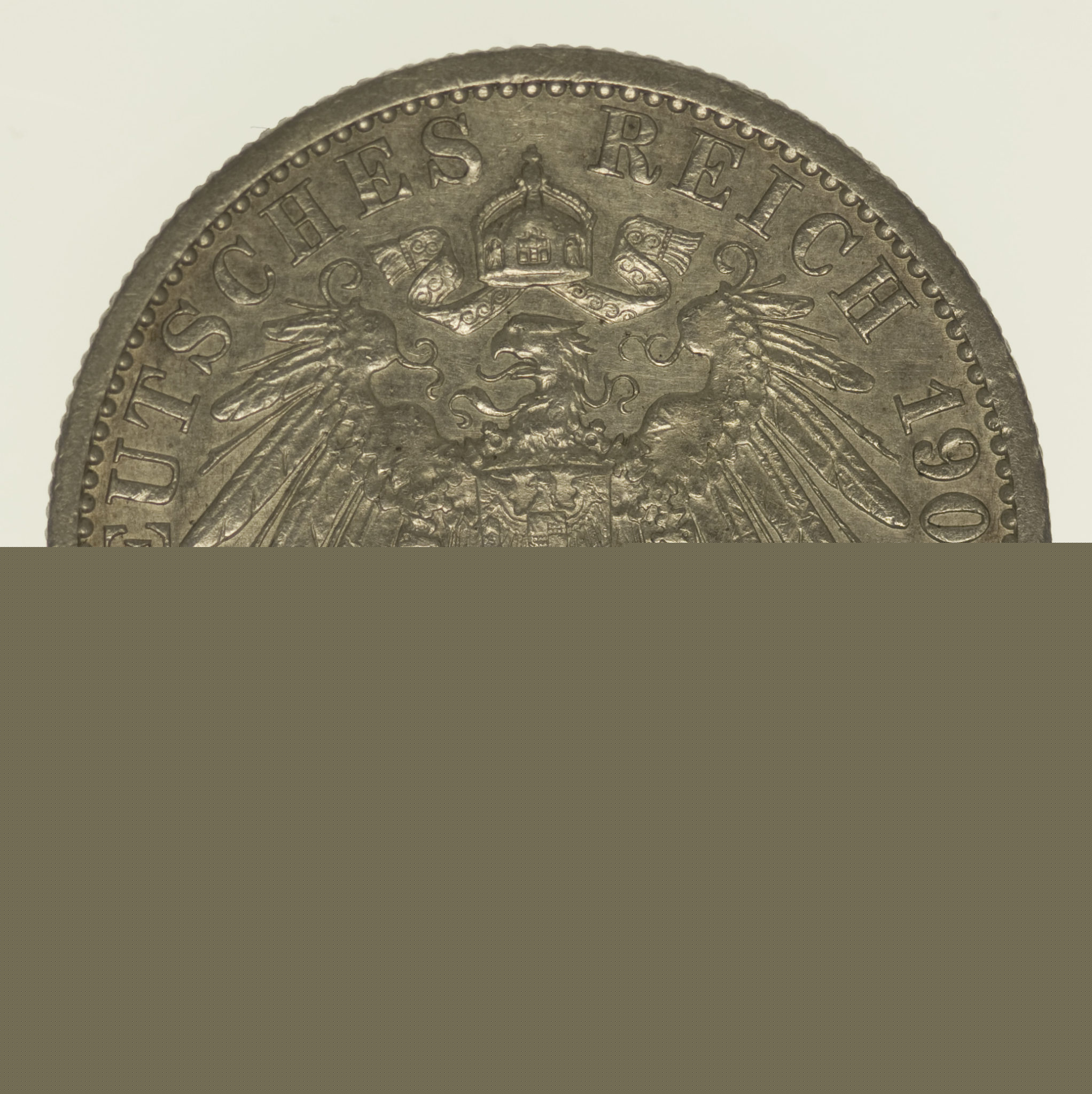 Lübeck Stadtwappen 2 Mark 1905