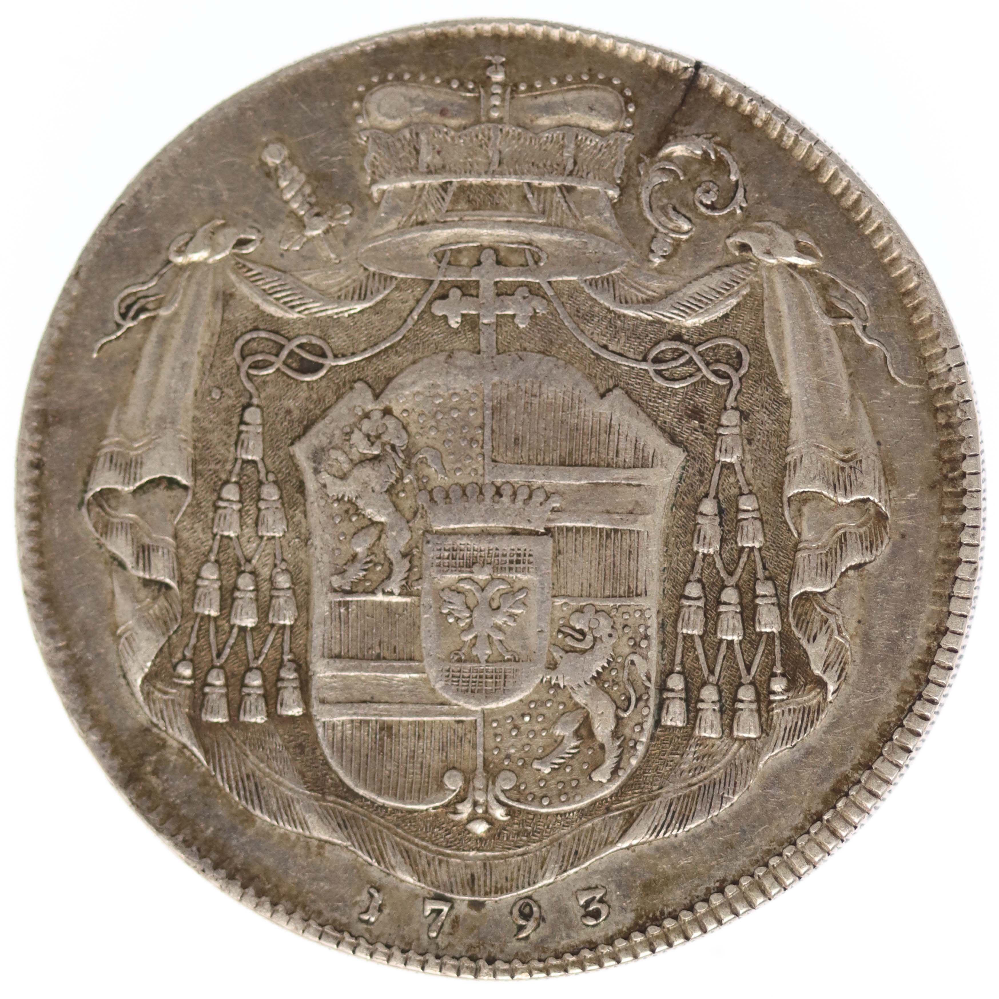 RDR Salzburg Hieronymus Graf von Colloredo Taler 1793