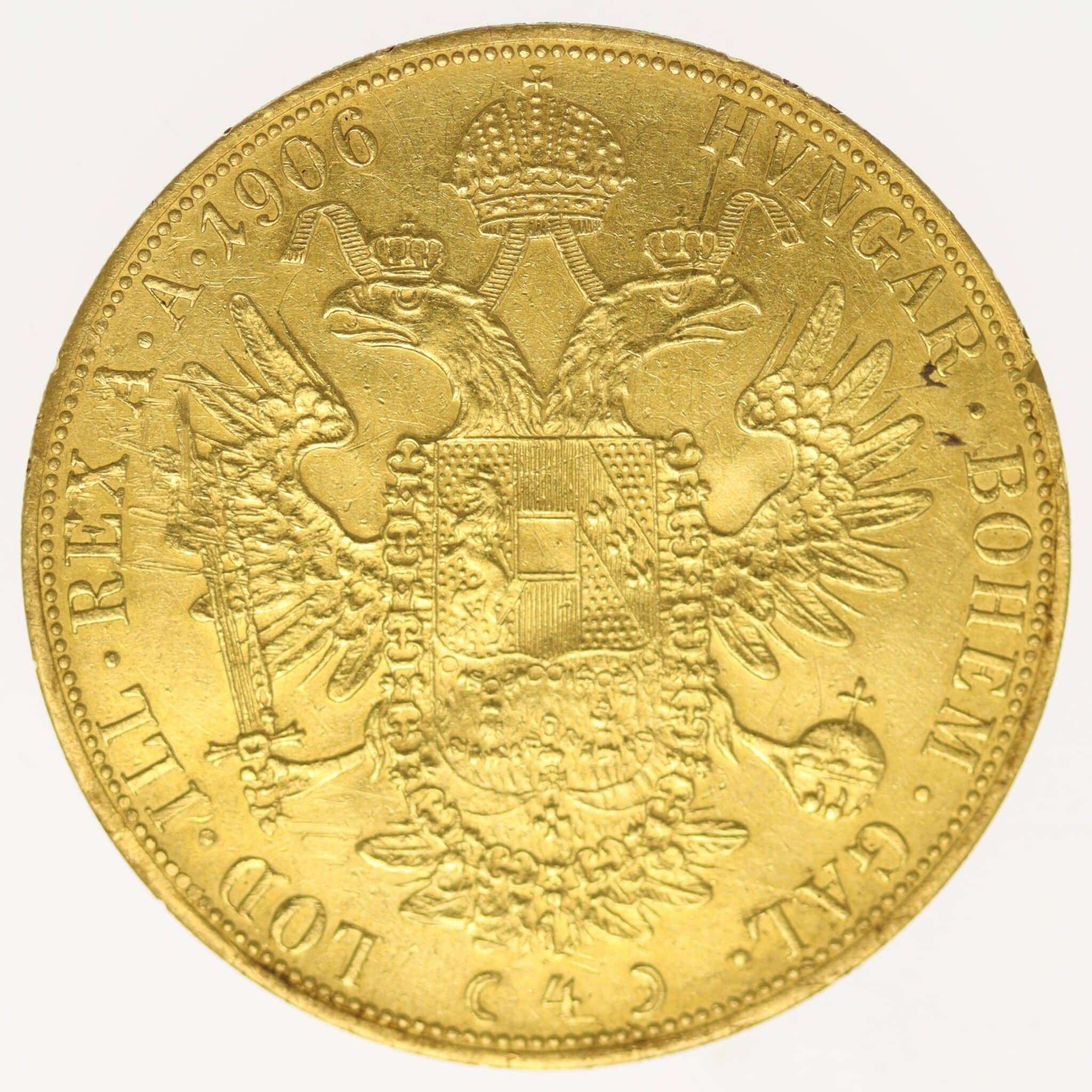 Österreich Kaiserreich Franz Joseph I. 4 Dukaten 1906