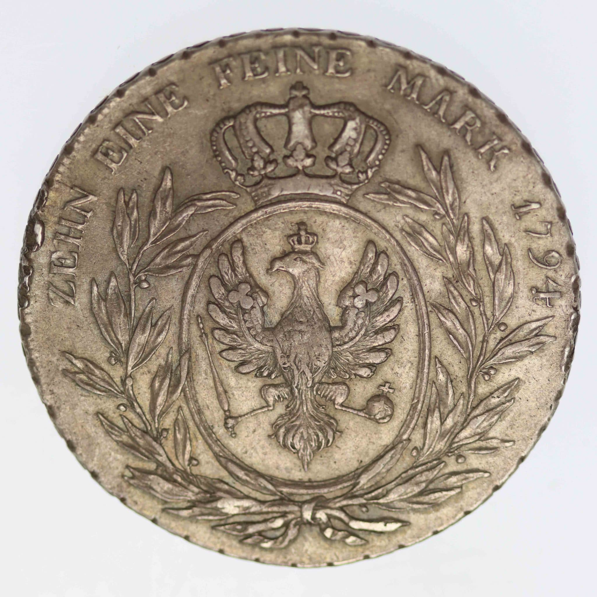 Preussen Friedrich Wilhelm II. Taler 1794