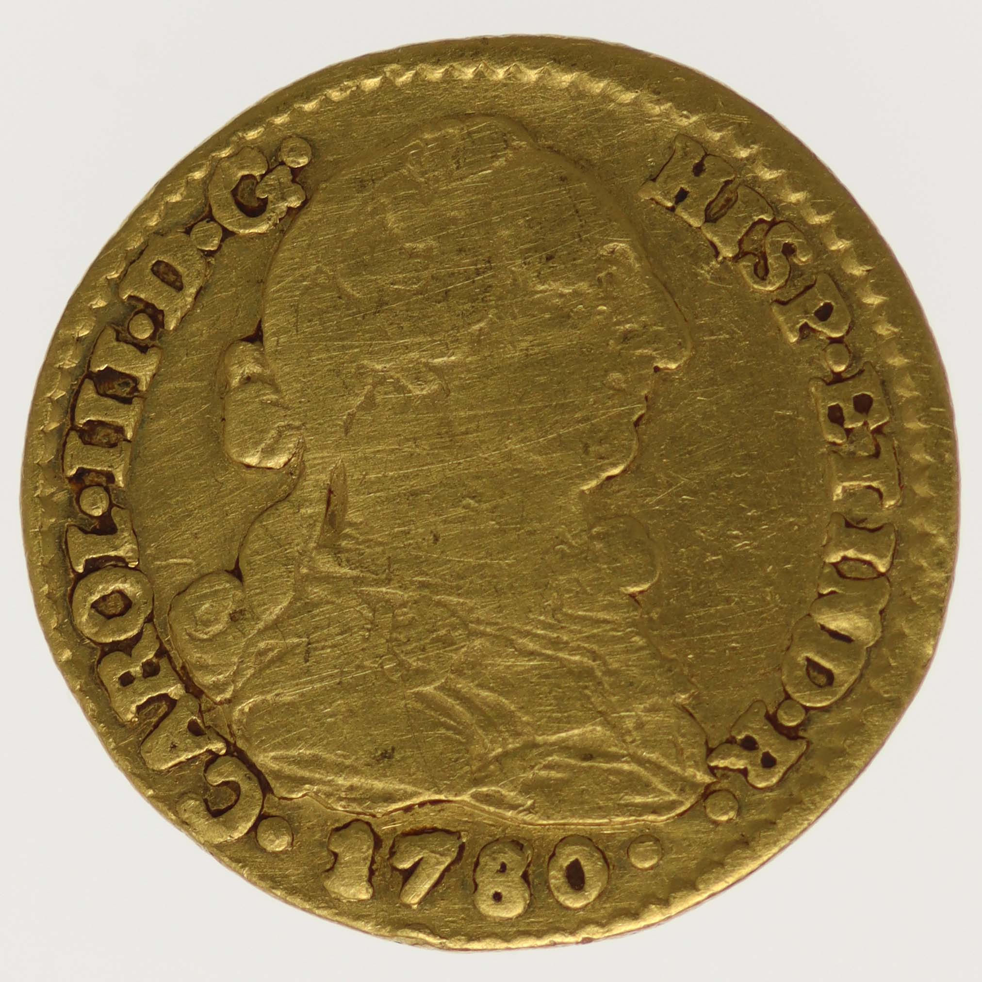 Spanien Carlos III. 1 Escudo 1780