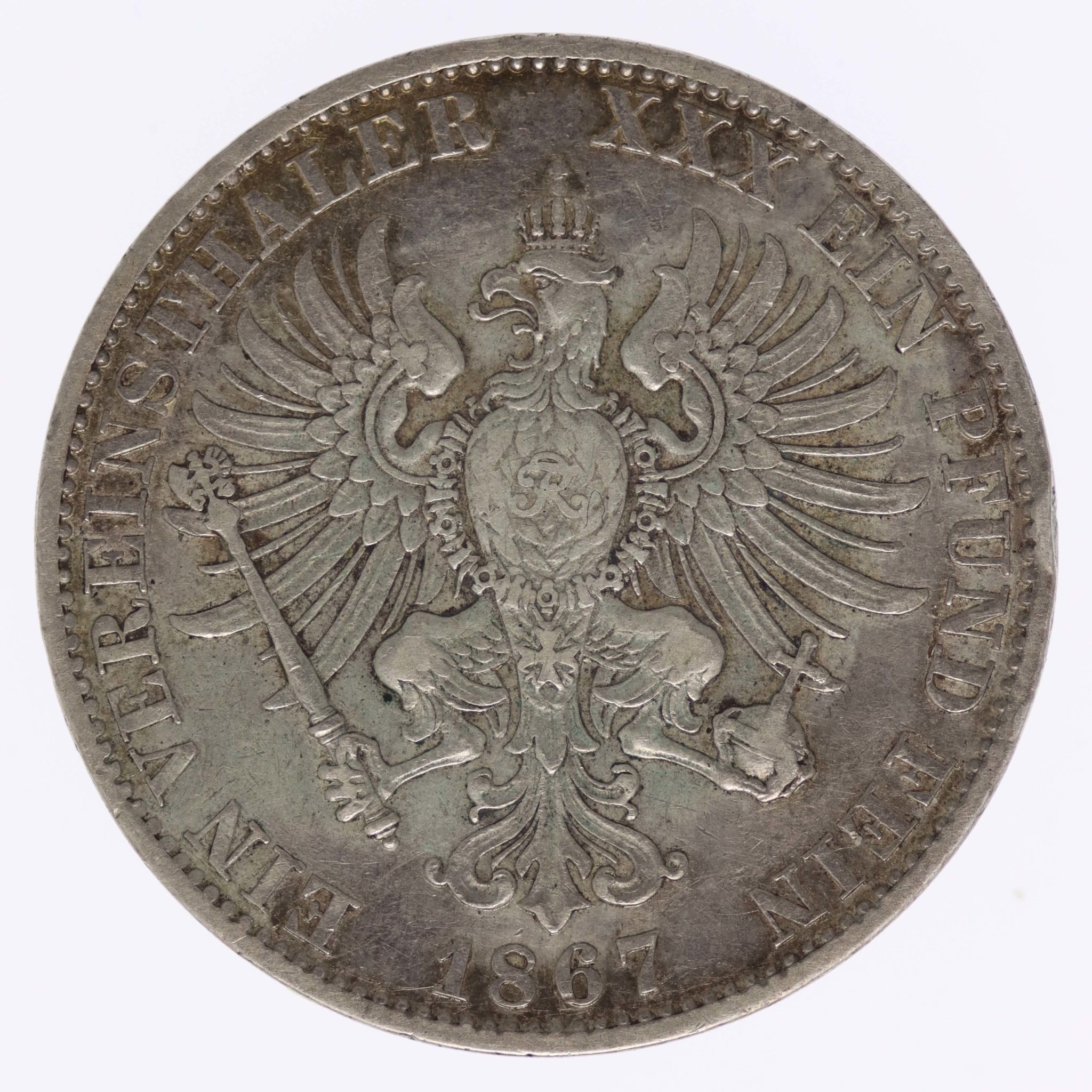 Preussen Wilhelm I. Vereinstaler 1867 A