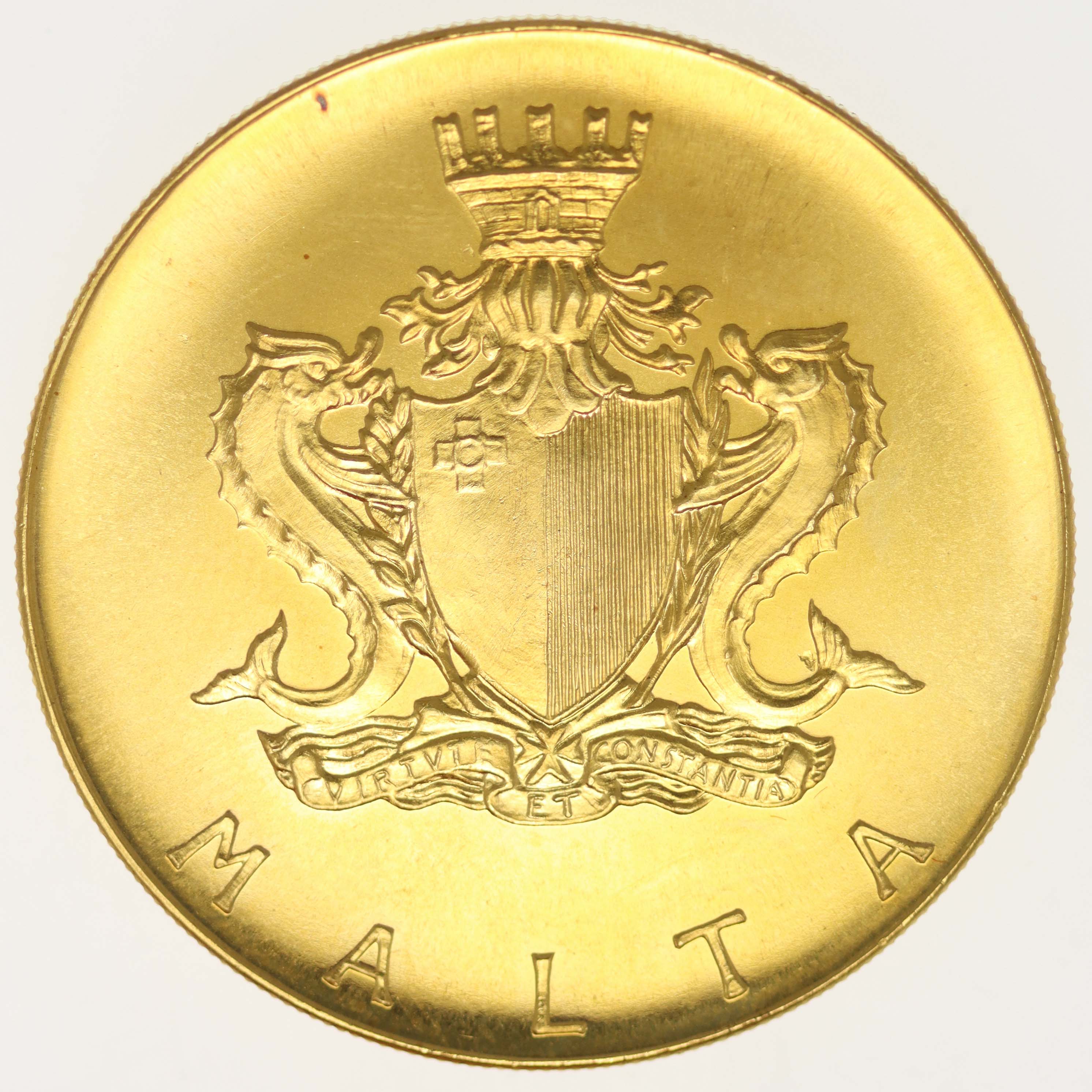 Malta 50 Pounds 1972