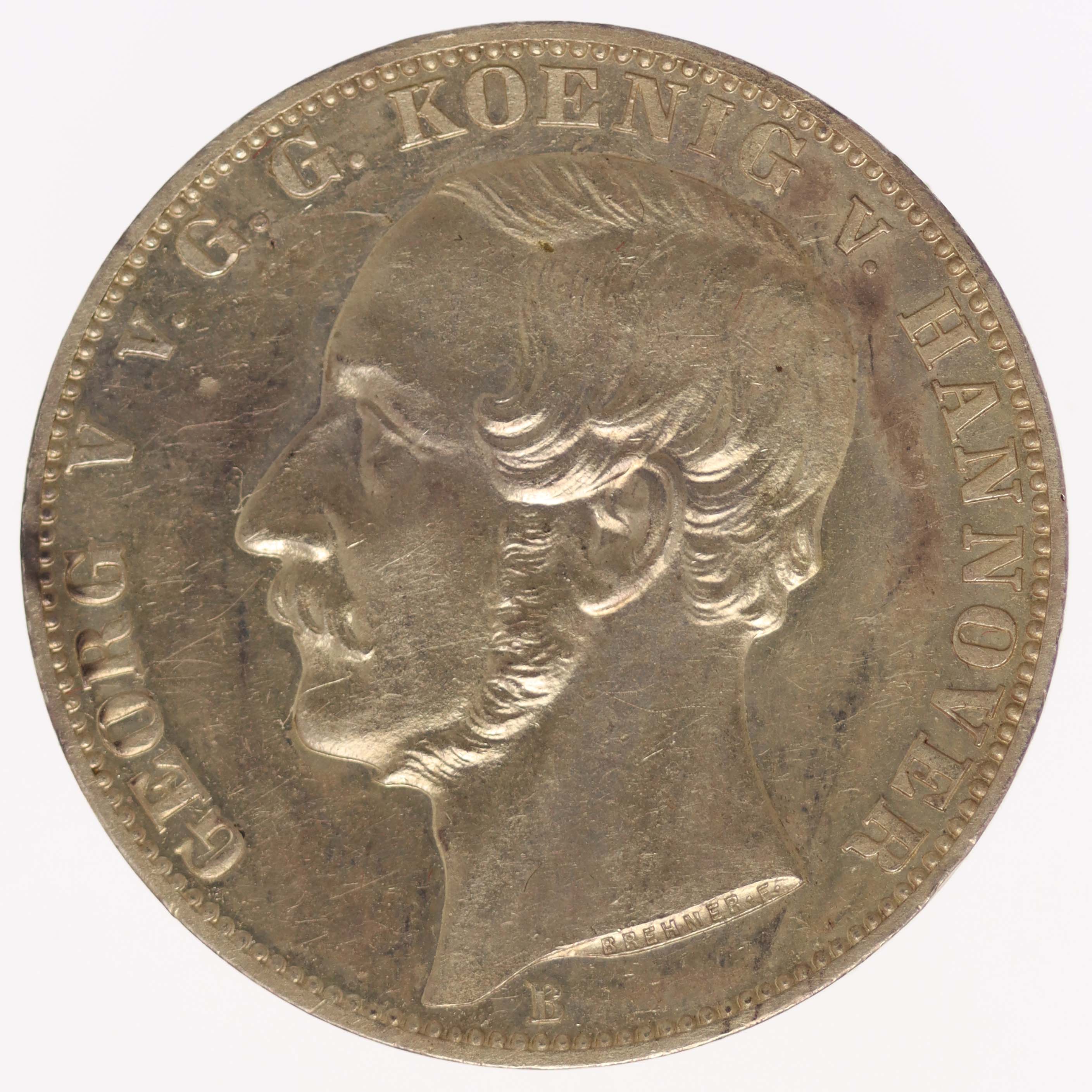Hannover Georg V. Vereinstaler 1865