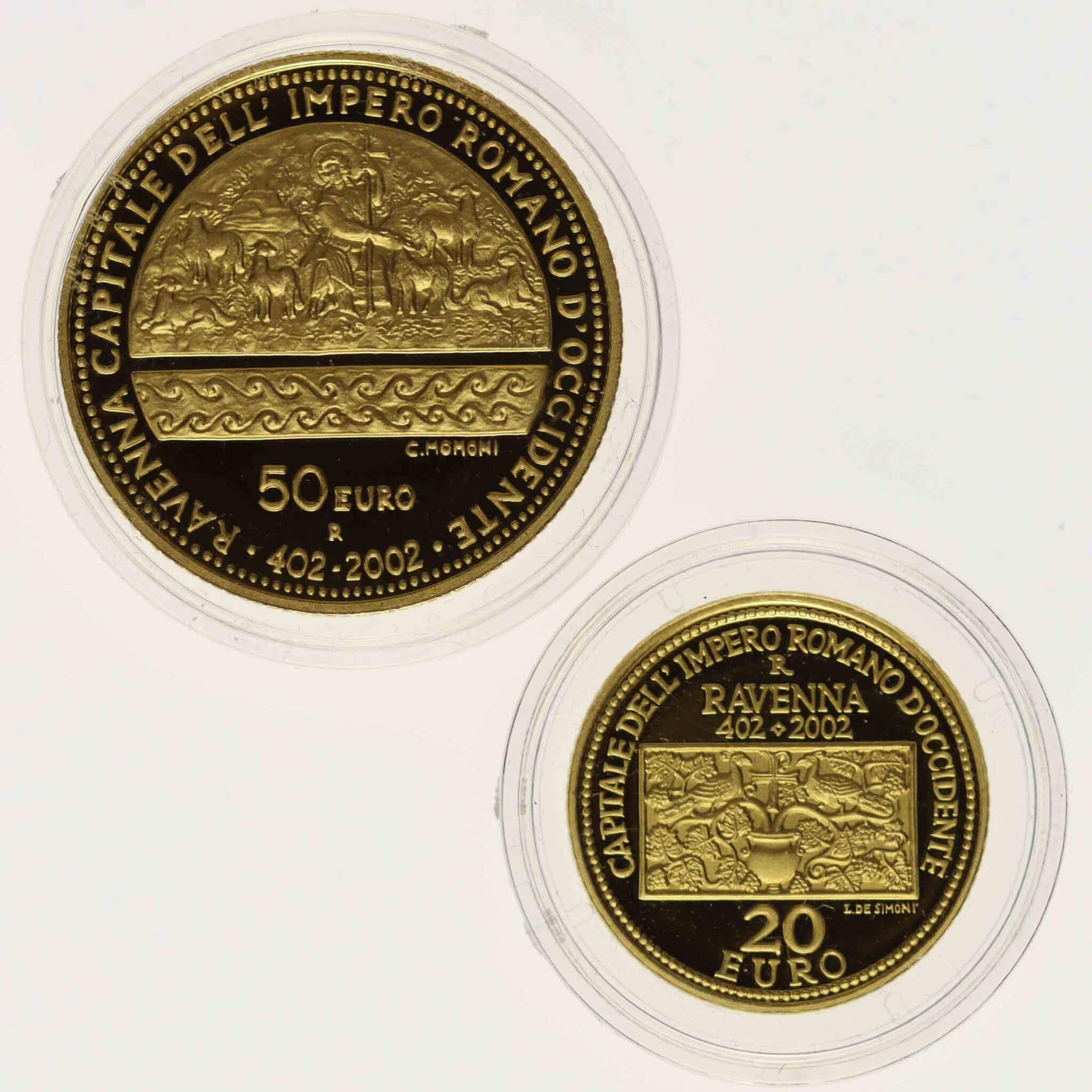 San Marino Set 20 + 50 Euro 2002