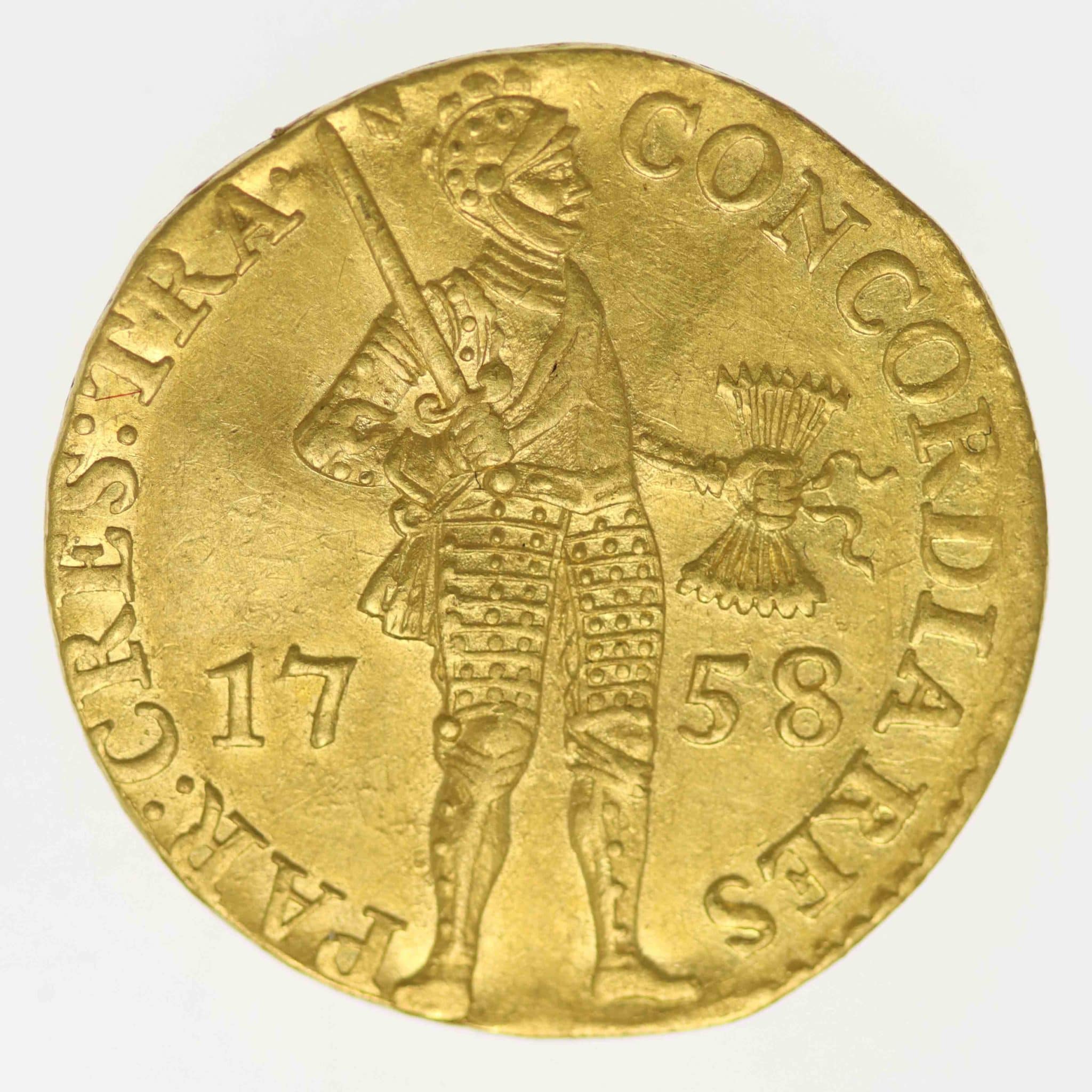 Niederlande Provinz Utrecht  Dukat 1758