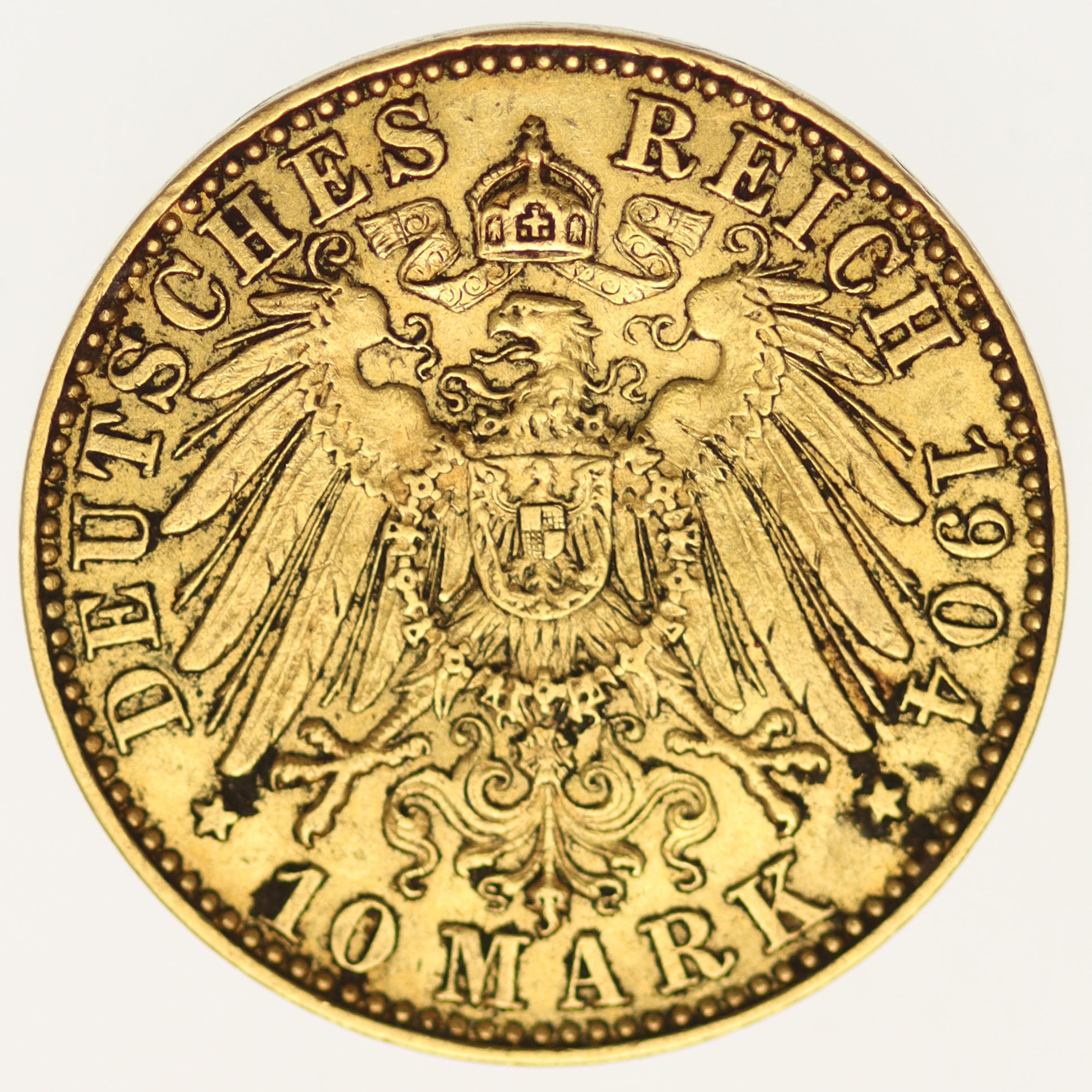 Sachsen Georg 10 Mark 1903 E