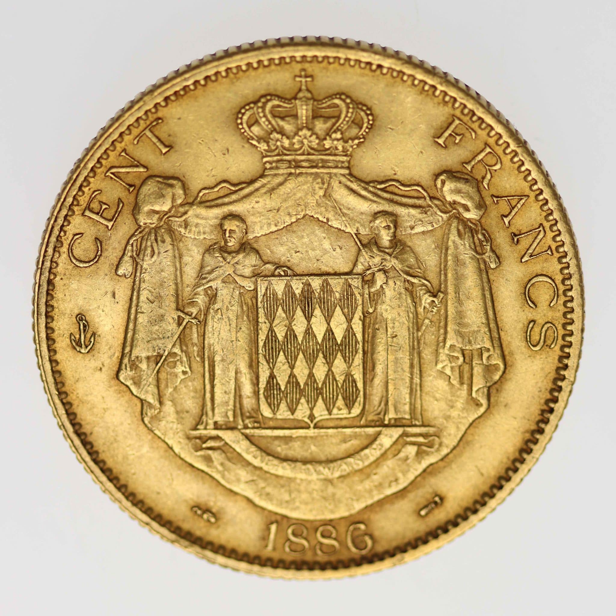Monaco Charles III. 100 Francs 1886