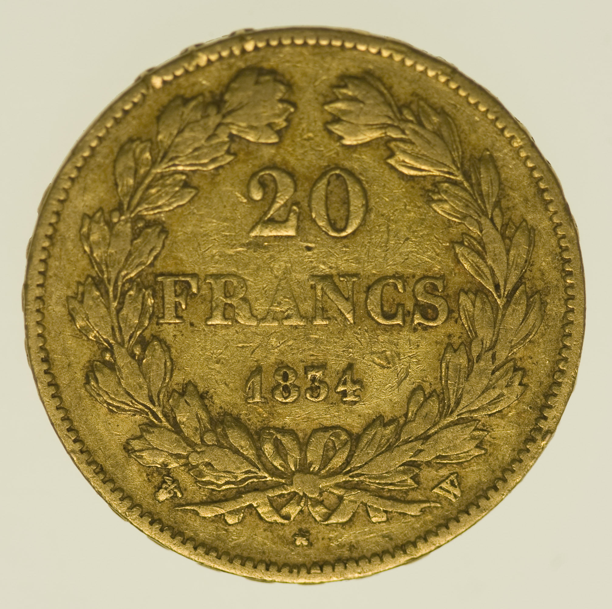Frankreich Louis Philippe I. 20 Francs 1834 W