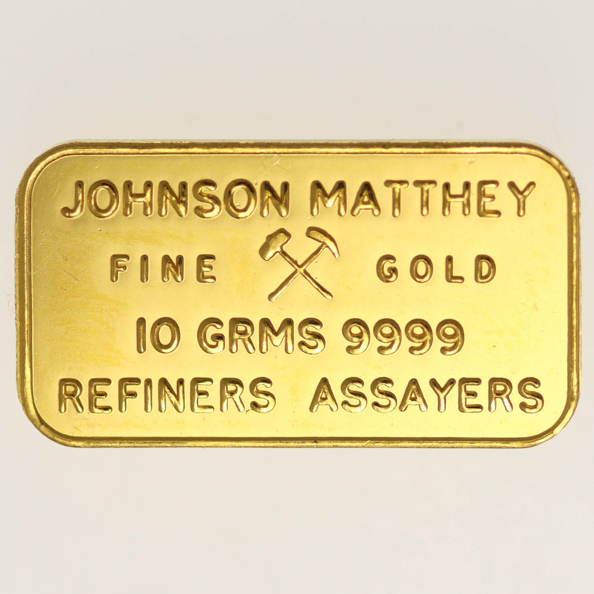 Goldbarren 10 Gramm Johnson Matthey London