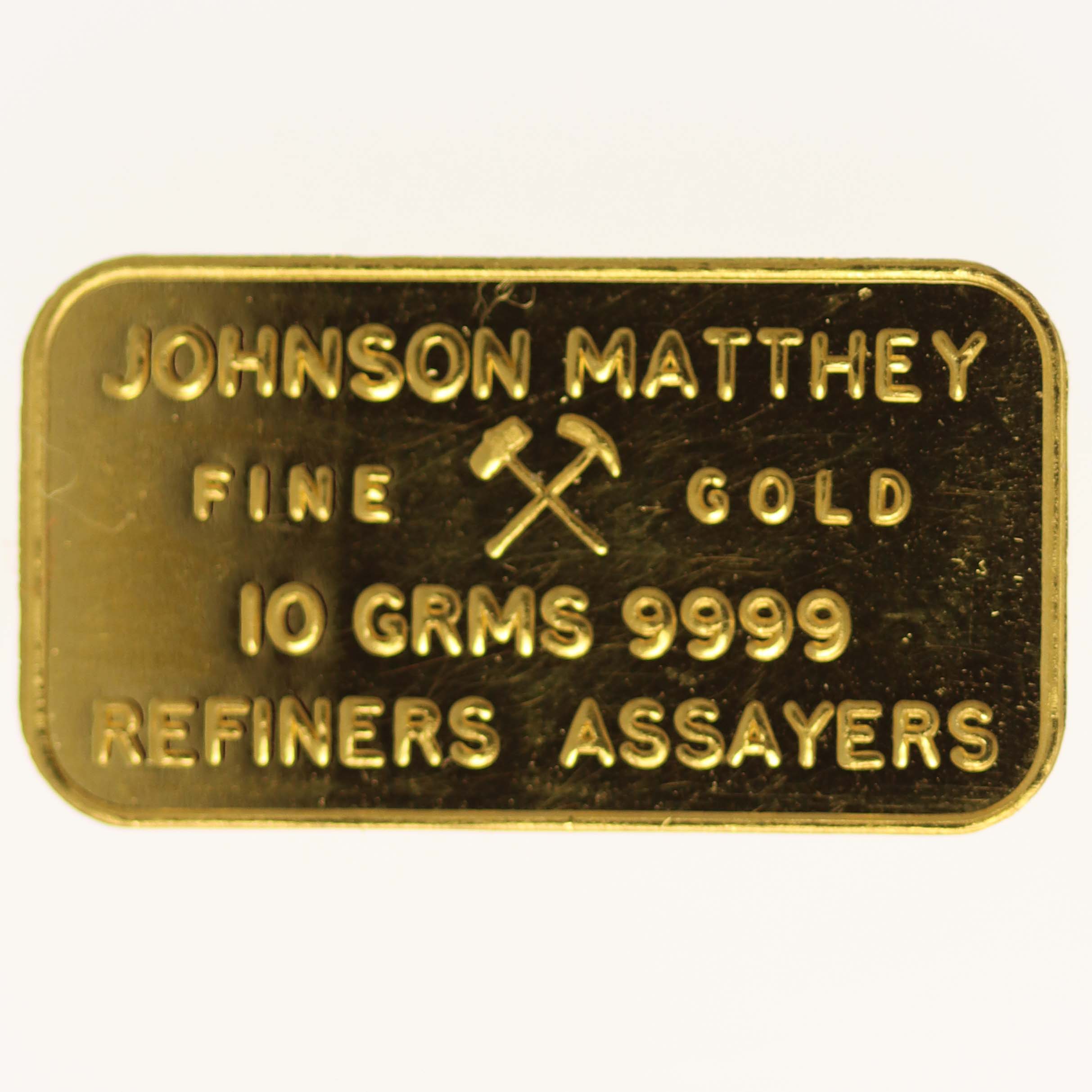 Goldbarren 10 Gramm Johnson Matthey London